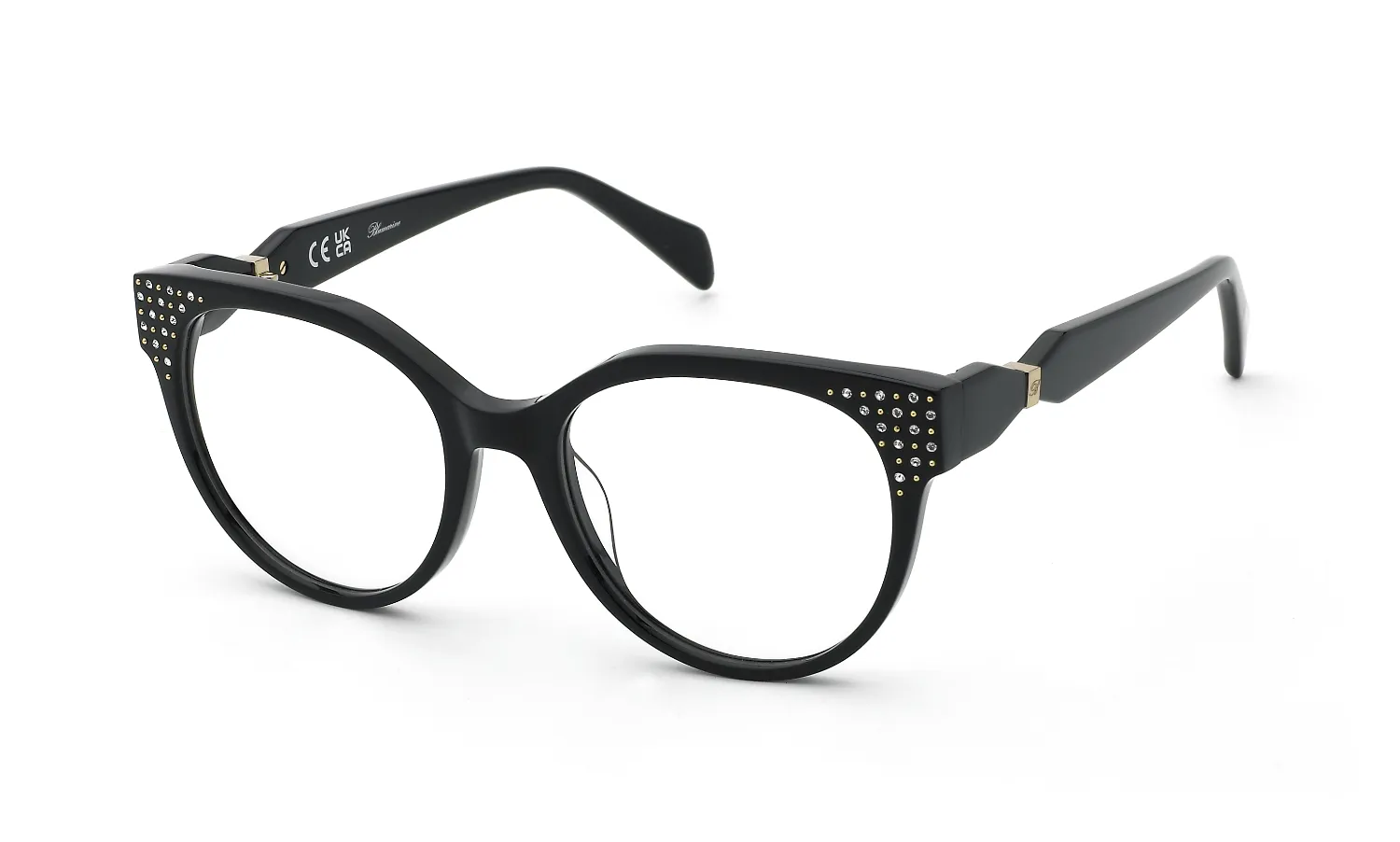 Blumarine VBM248S 700S Montature da vista Acetato Nero Pantos - immagine 1