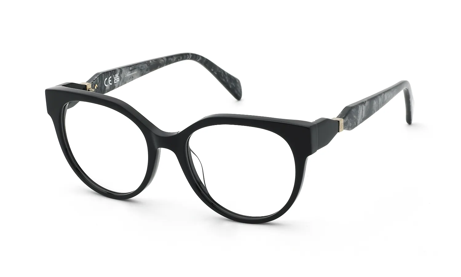 Blumarine VBM248 700 Montature da vista Acetato Nero Pantos - immagine 1