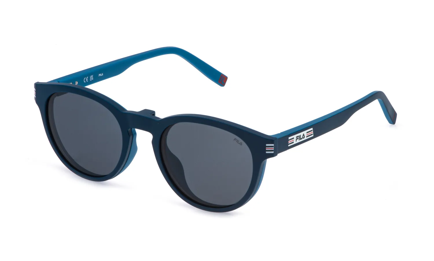 Fila UFID07 7A4P Montature da vista Iniettato Blu Fumo Pantos - immagine 1