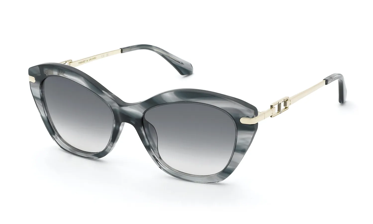Twinset STW148 0GBL Occhiali da sole Acetato Fumo Farfalla Normale Sfumato - immagine 1