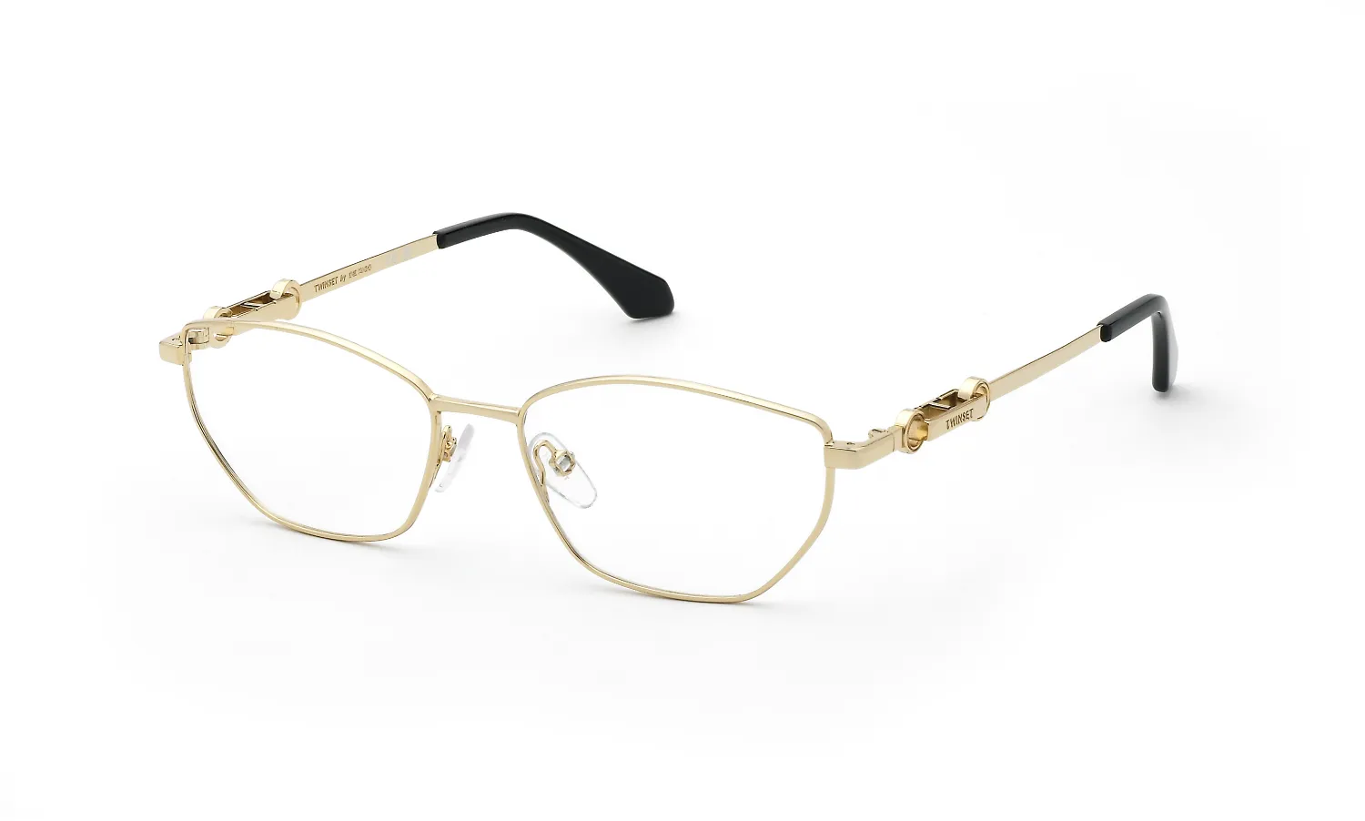 Twinset VTW139 300 Montature da vista Metallo Oro Geometrica - immagine 1
