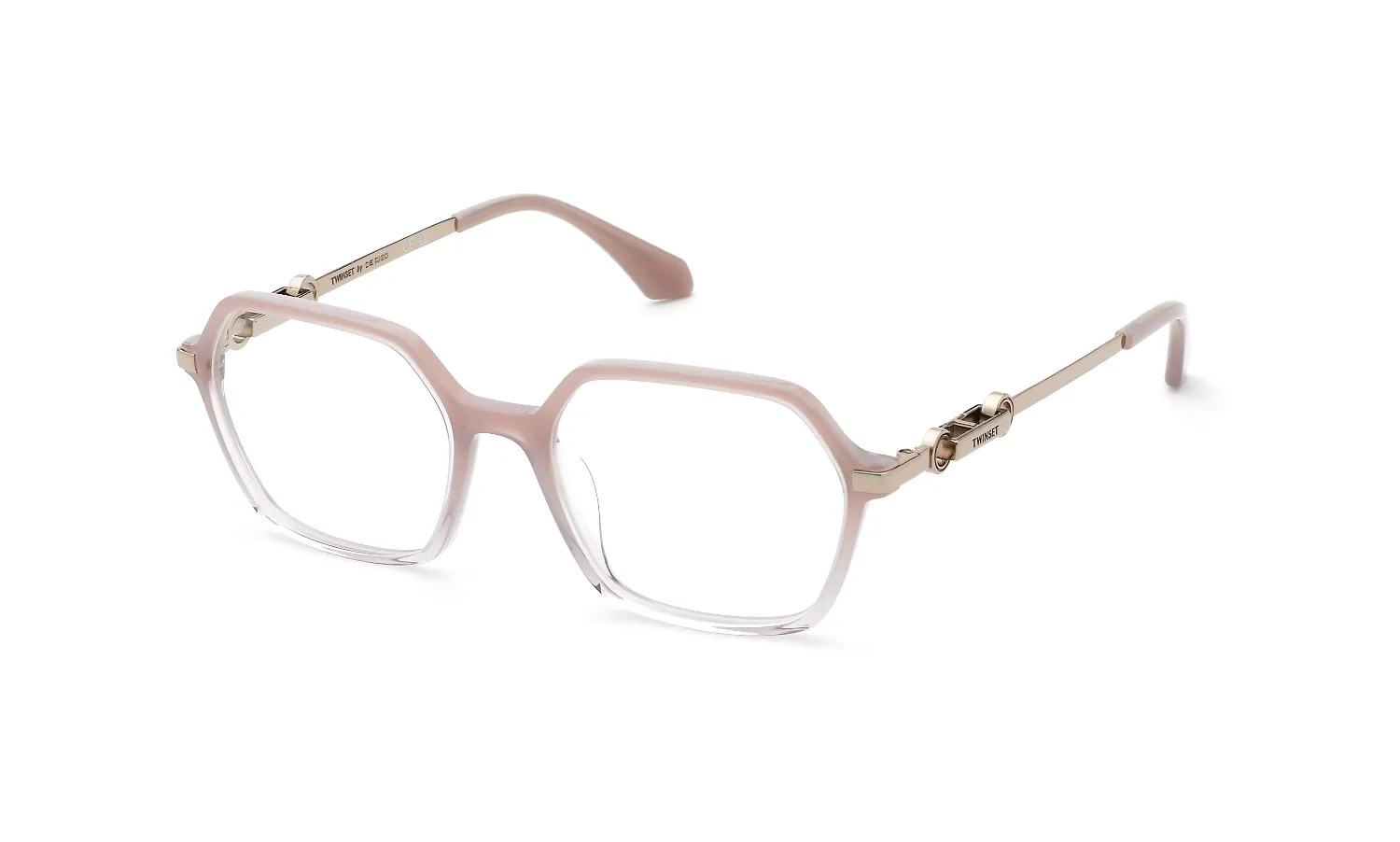 Twinset VTW137 0C19 Montature da vista Acetato Rosa Geometrica - immagine 1