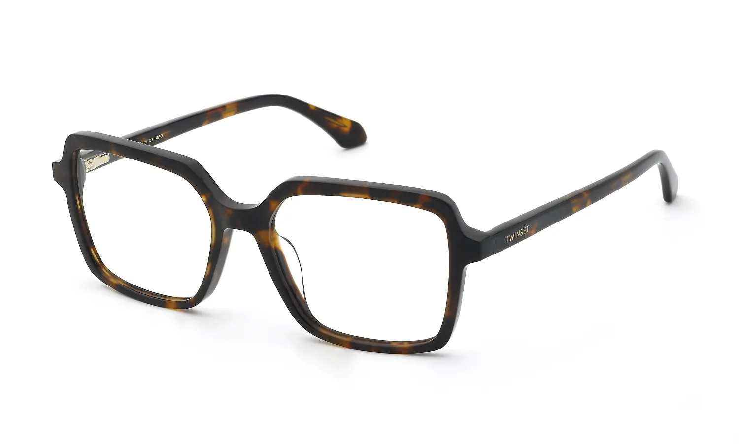 Twinset VTW131 04BL Montature da vista Acetato Havana Squadrata - immagine 1