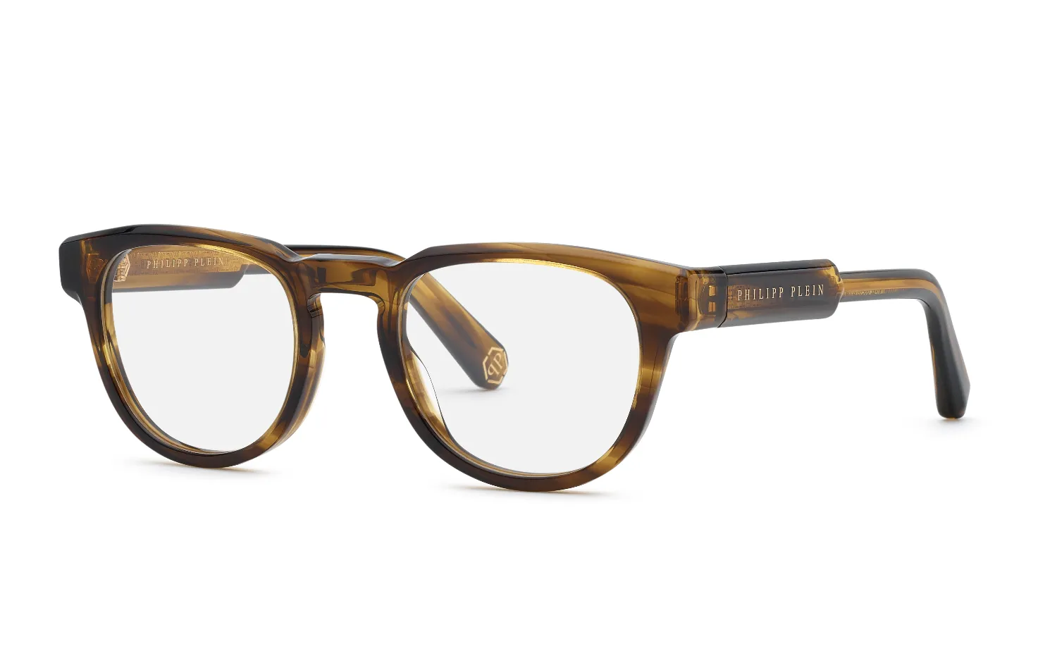 Philipp Plein VPP207M PLEIN CONTEMPORARY 09N3 Montature da vista Acetato Marrone Pantos - immagine 1
