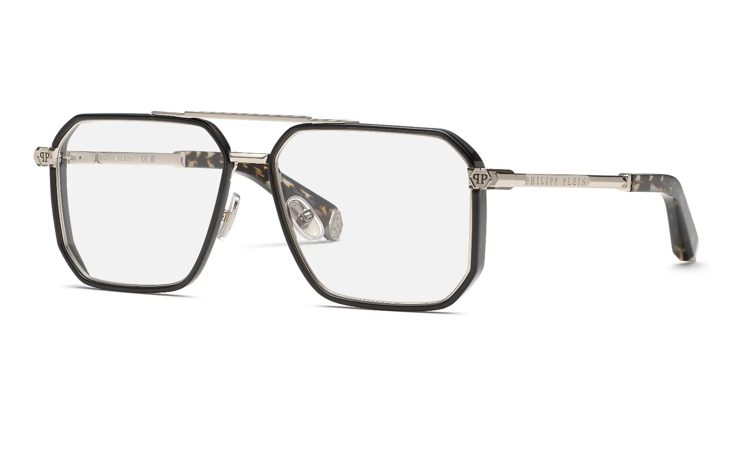 Philipp Plein VPP197M PLEIN LIGHT 579 Montature da vista Metallo Geometrica - immagine 1