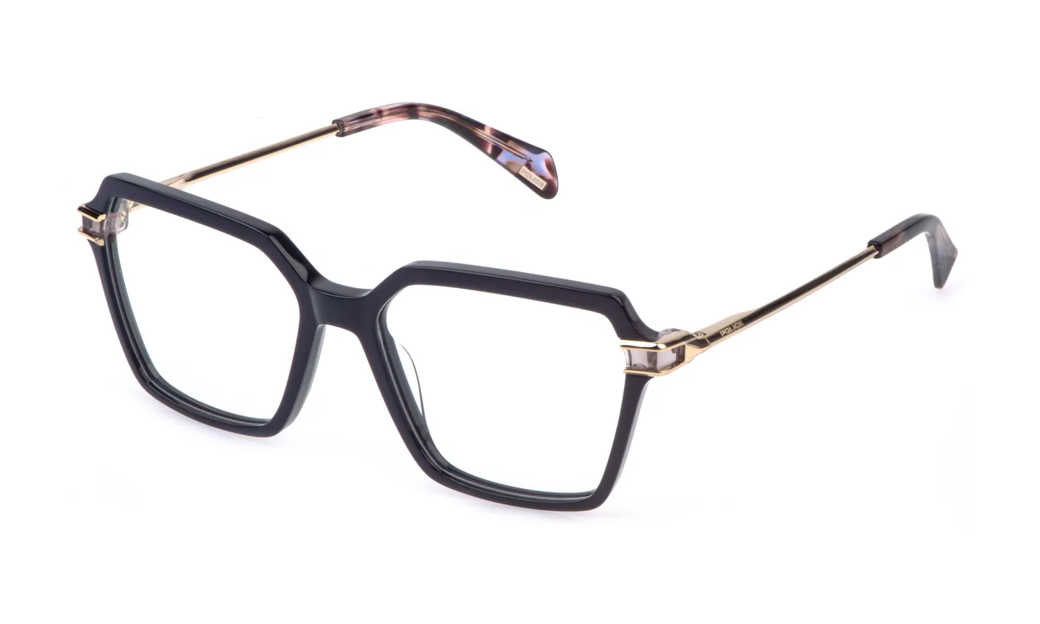 Police VPLR15 ZEPHYR 1 06S3 Montature da vista Acetato Viola Squadrata - immagine 1