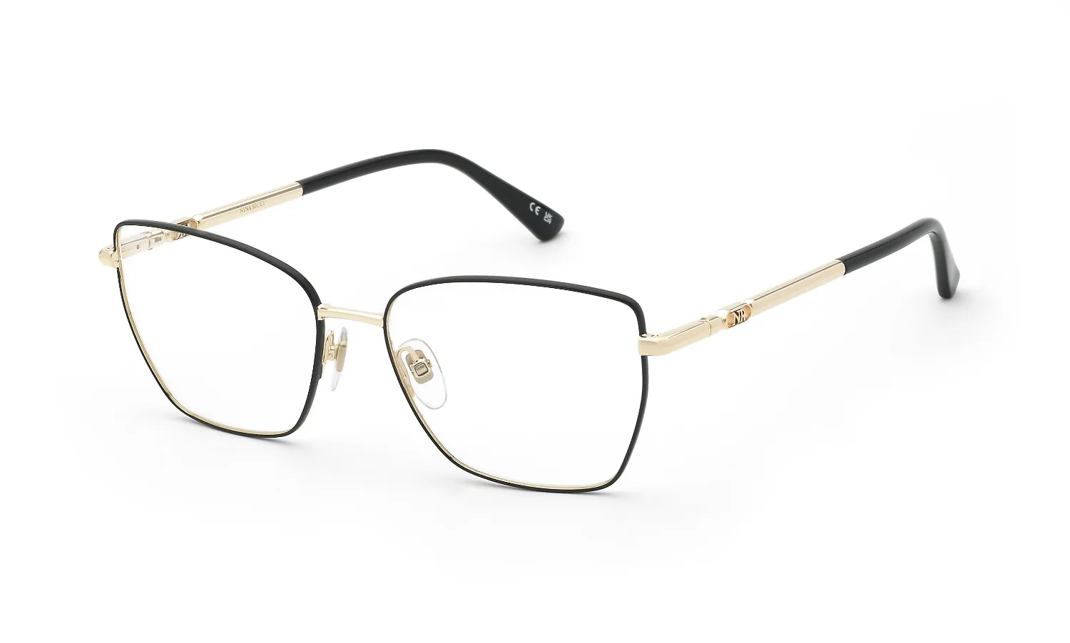 Nina Ricci VNR470 301 Montature da vista Metallo Oro Geometrica - immagine 1