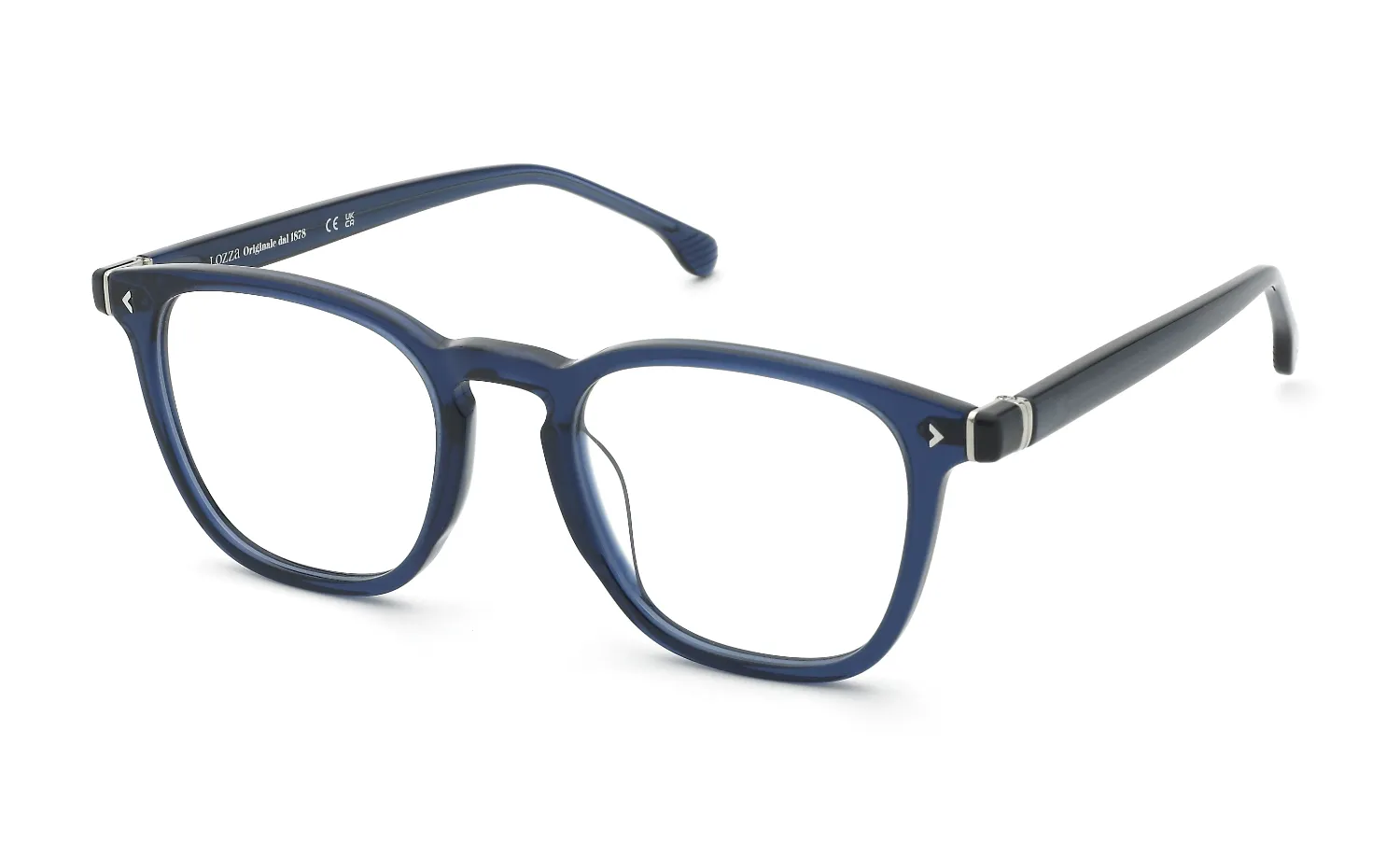 Lozza VL4389 PESCARA 3 0T31 Montature da vista Acetato Blu Pantos - immagine 1