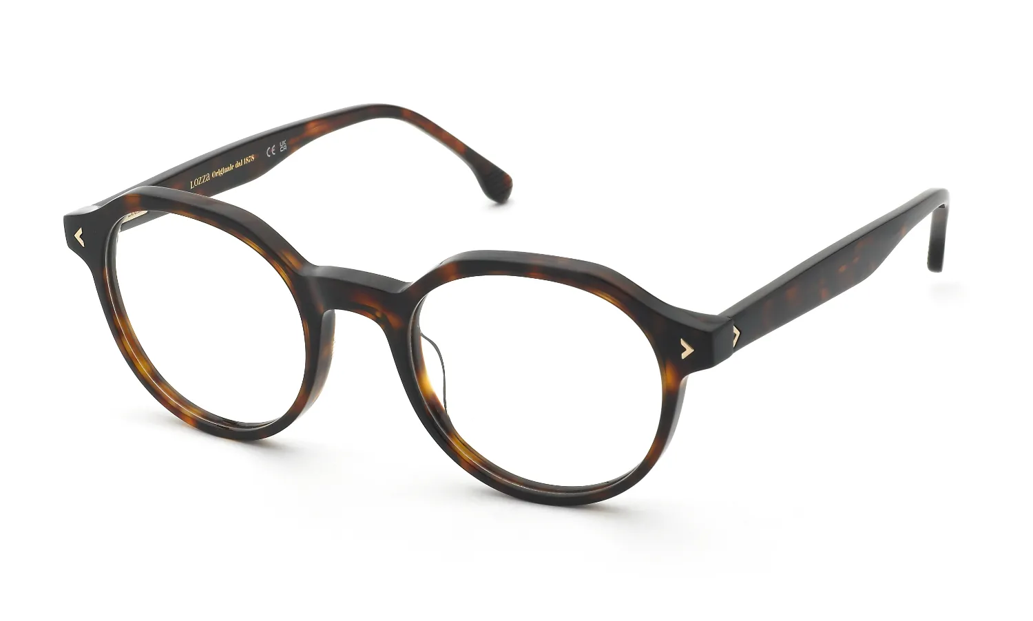 Lozza VL4385 714 Montature da vista Acetato Havana Pantos - immagine 1