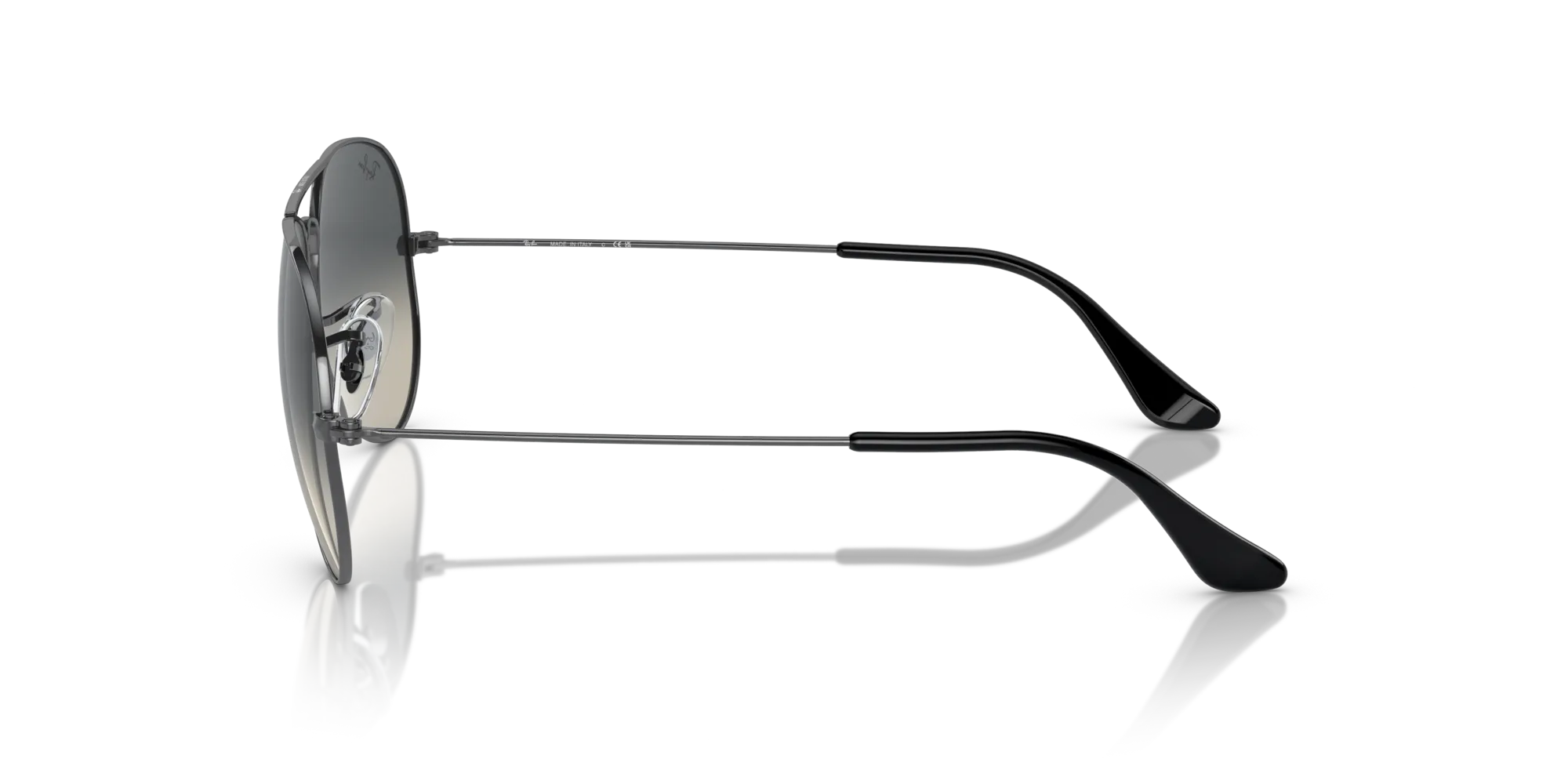 Ray - Ban RB3025 AVIATOR 004/71 Occhiali da sole Metallo Grigio Grigio Pilot Normale - immagine 4