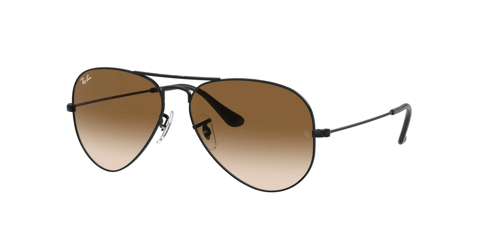 Ray - Ban RB3025 AVIATOR 002/51 Occhiali da sole Metallo Nero Marrone Pilot Normale - immagine 1