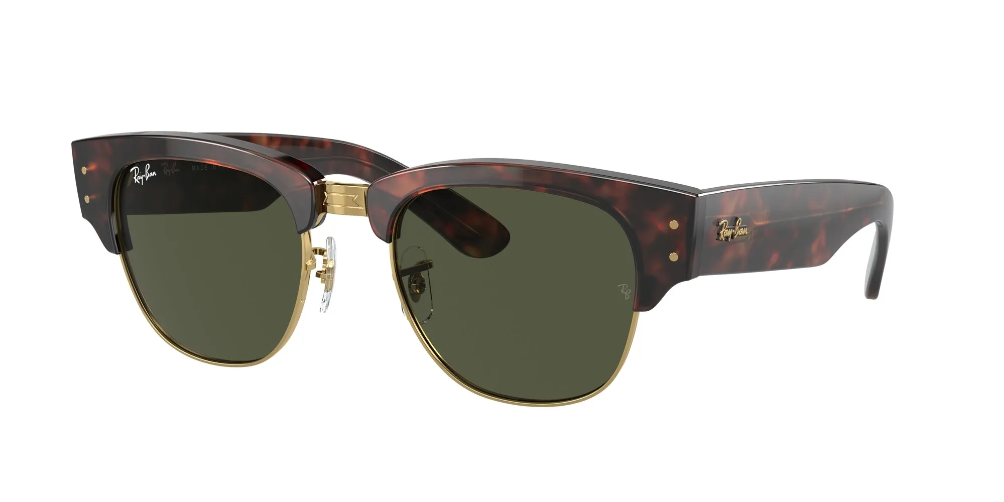 Ray - Ban RB0316S MEGA CLUBMASTER 990/31 Occhiali da sole Iniettato Tartaruga G15 Squadrata Normale - immagine 1