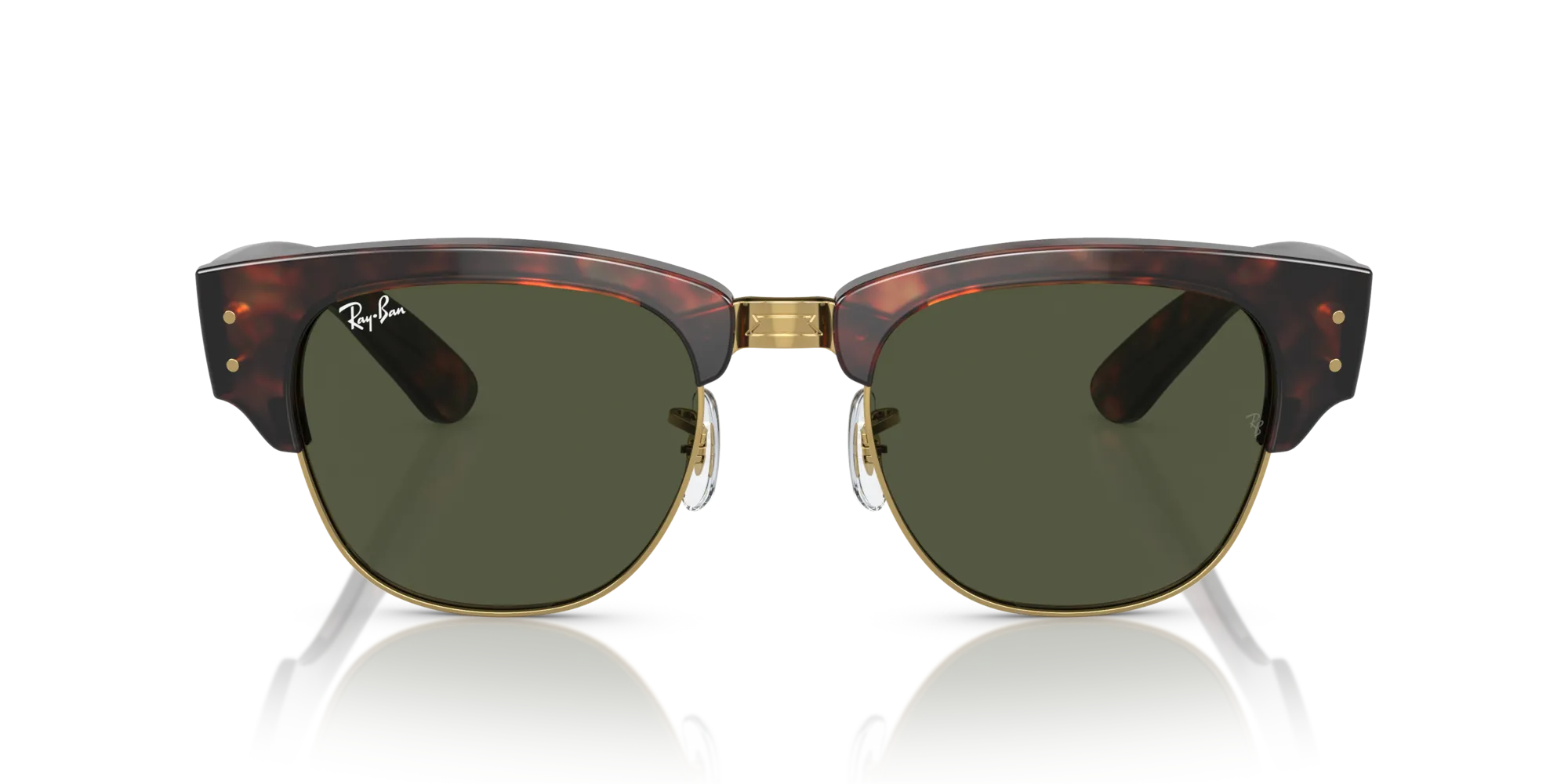 Ray - Ban RB0316S MEGA CLUBMASTER 990/31 Occhiali da sole Iniettato Tartaruga G15 Squadrata Normale - immagine 3