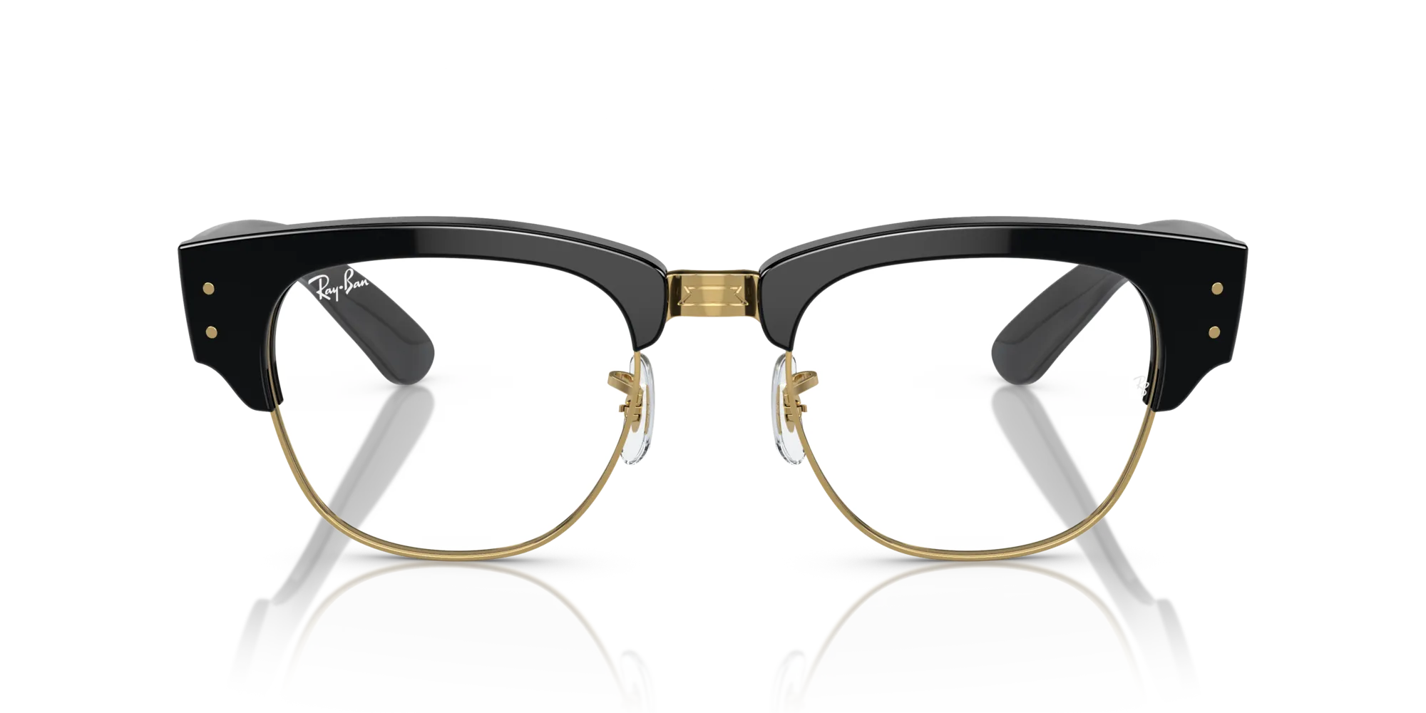 Ray - Ban RB0316S MEGA CLUBMASTER 901/GG Occhiali da sole Acetato Nero Blu Squadrata Fotocromatiche - immagine 3