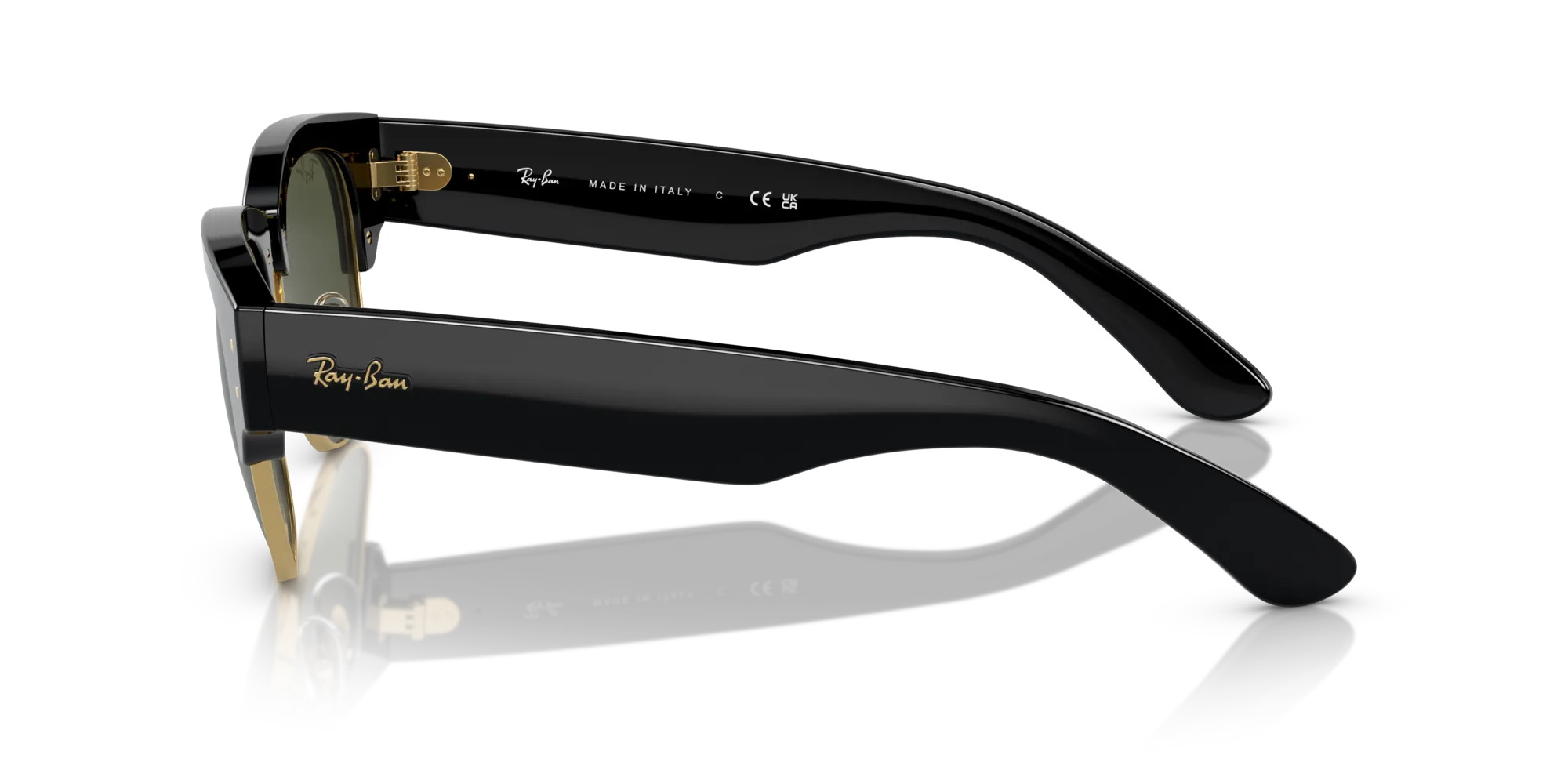 Ray - Ban RB0316S MEGA CLUBMASTER 901/31 Occhiali da sole Acetato Nero G15 Squadrata Normale - immagine 4