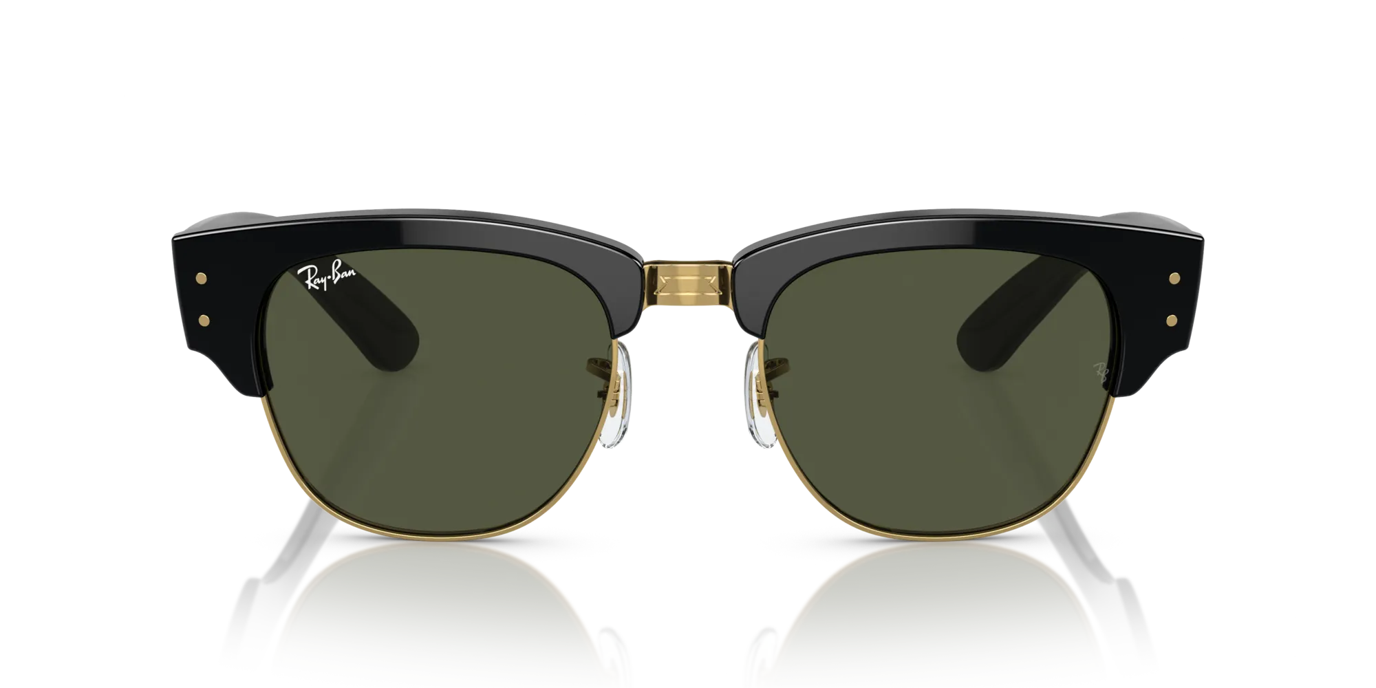 Ray - Ban RB0316S MEGA CLUBMASTER 901/31 Occhiali da sole Acetato Nero G15 Squadrata Normale - immagine 3