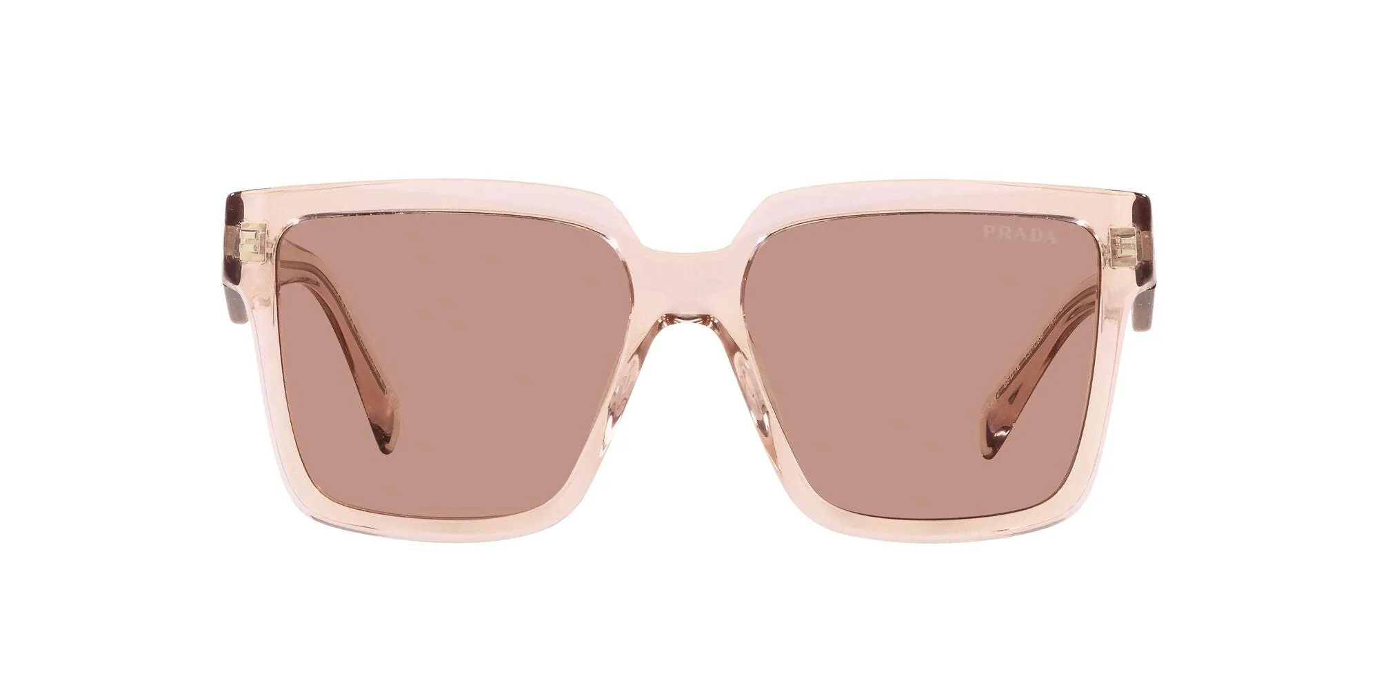 Prada PR 24ZS 13I08M Occhiali da sole Acetato Rosa Viola Squadrata Normale - immagine 2