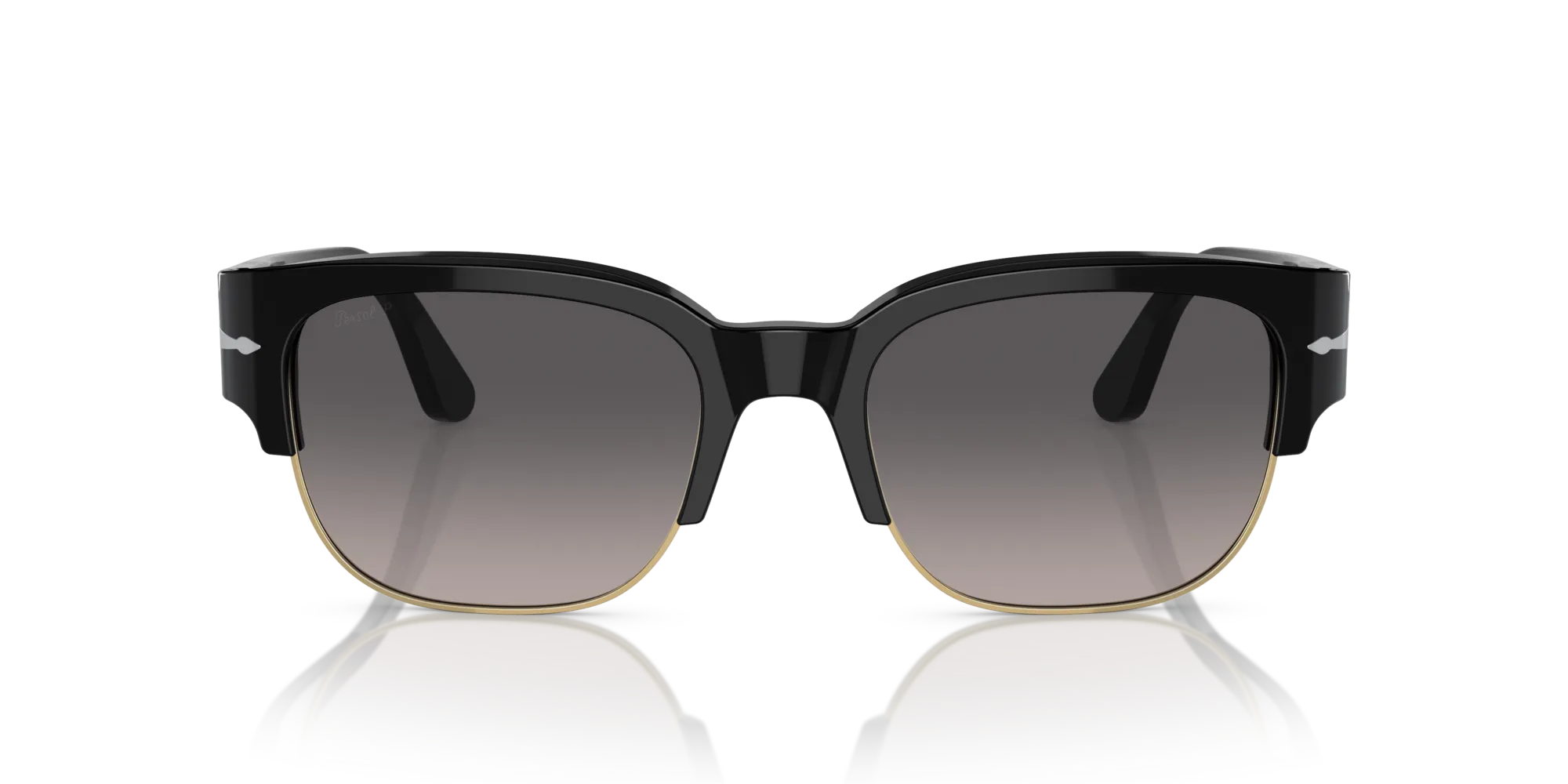Persol PO3319S TOM 95/M3 Occhiali da sole Acetato Nero Grigio Pillow Polarizzata Sfumato - immagine 3