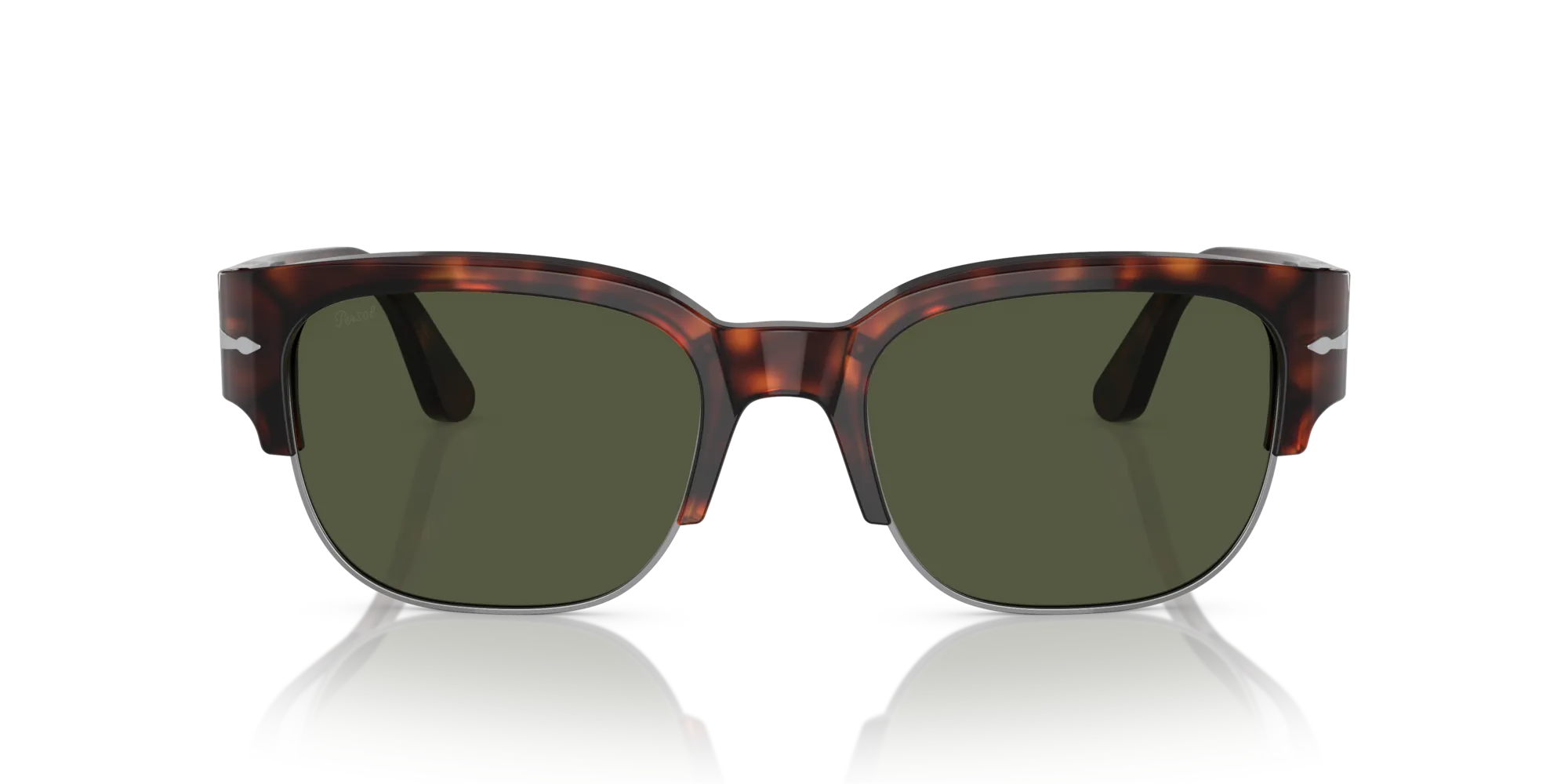 Persol PO3319S TOM 24/31 Occhiali da sole Acetato Tartaruga Verde Pillow Normale - immagine 3
