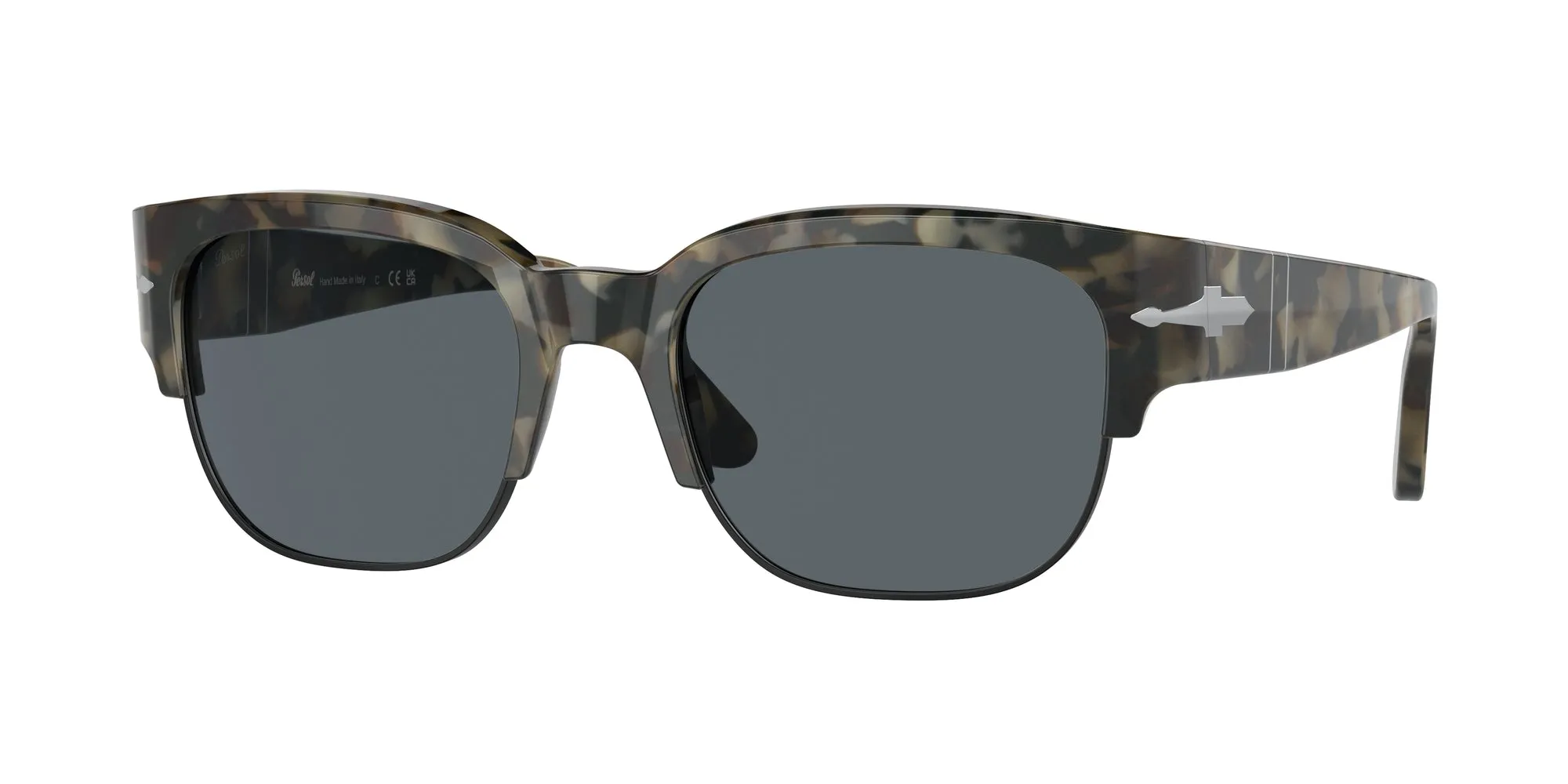 Persol PO3319S TOM 1071R5 Occhiali da sole Acetato Tartaruga Blu Pillow Normale - immagine 1