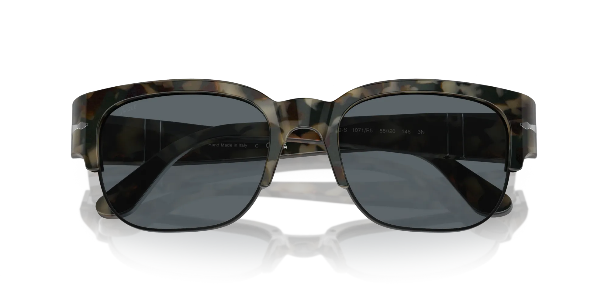 Persol PO3319S TOM 1071R5 Occhiali da sole Acetato Tartaruga Blu Pillow Normale - immagine 2