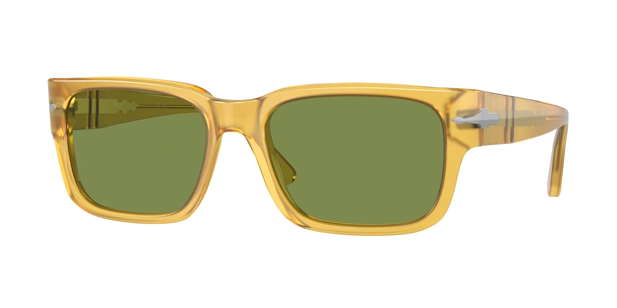 Persol PO3315S 204/4E Occhiali da sole Acetato Giallo Verde Squadrata Normale - immagine 1