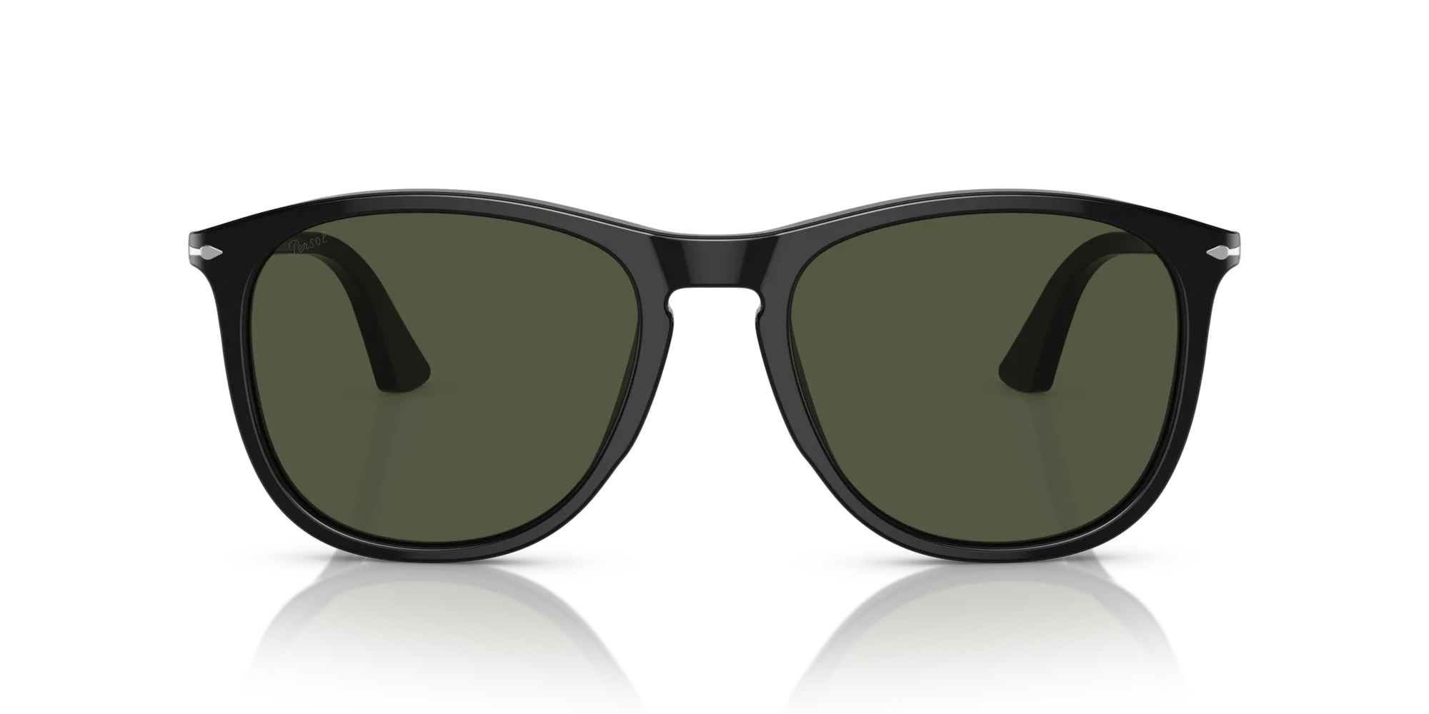 Persol PO3314S 95/31 Occhiali da sole Acetato Nero Verde Pillow Normale - immagine 3