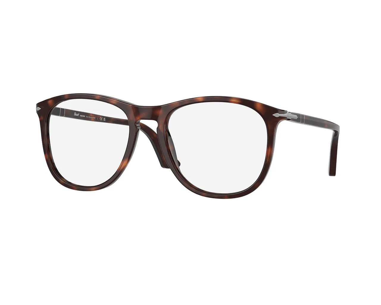 Persol PO3314S 24/GH Occhiali da sole Acetato Havana Trasparente Pillow Transitions Fotocromatico - immagine 1