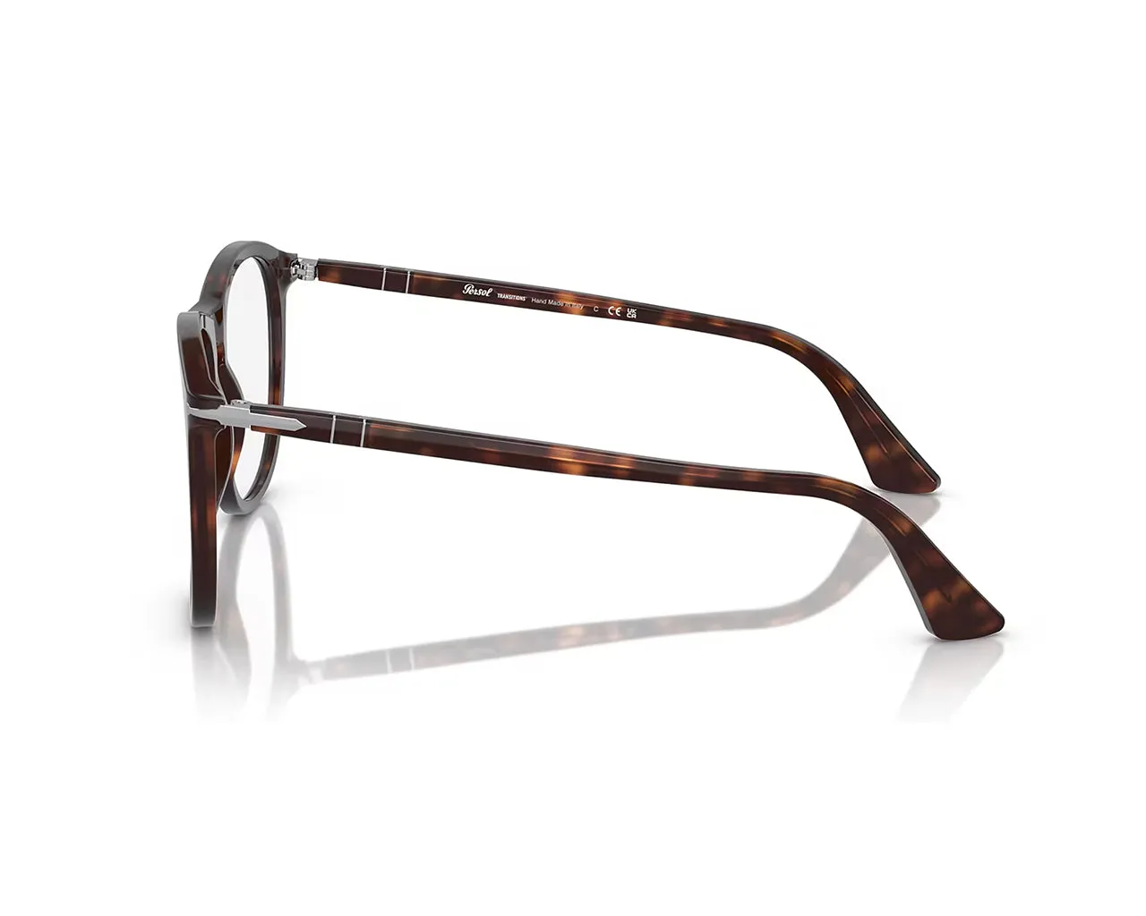 Persol PO3314S 24/GH Occhiali da sole Acetato Havana Trasparente Pillow Transitions Fotocromatico - immagine 3