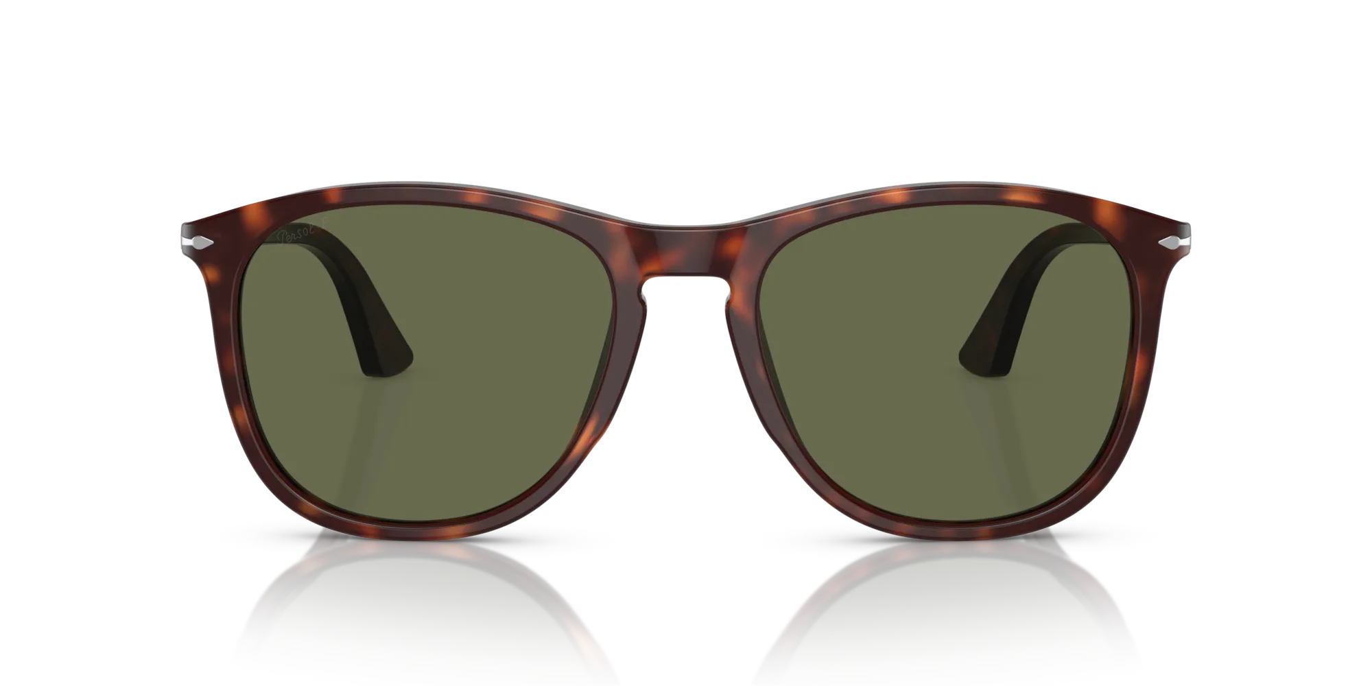 Persol PO3314S 24/58 Occhiali da sole Acetato Tartaruga Verde Pillow Polarizzata - immagine 3