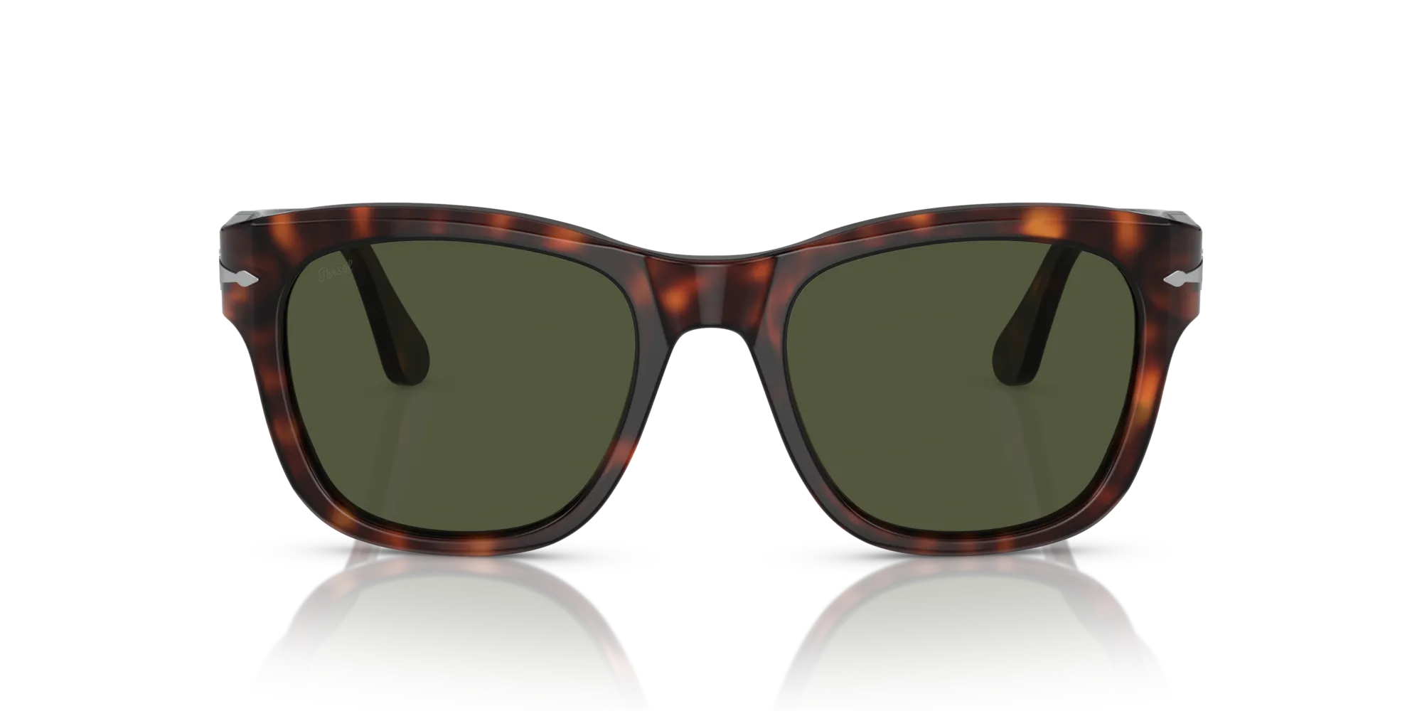 Persol PO3313S 24/31 Occhiali da sole Acetato Tartaruga Verde Squadrata Normale - immagine 3