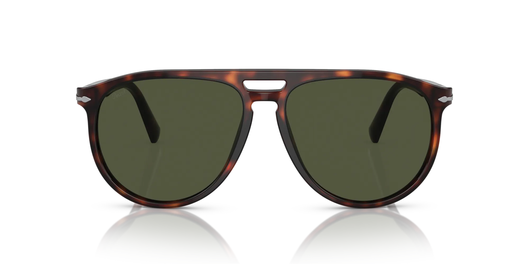 Persol PO3311S 24/31 Occhiali da sole Acetato Tartaruga Verde Pilot Normale - immagine 3