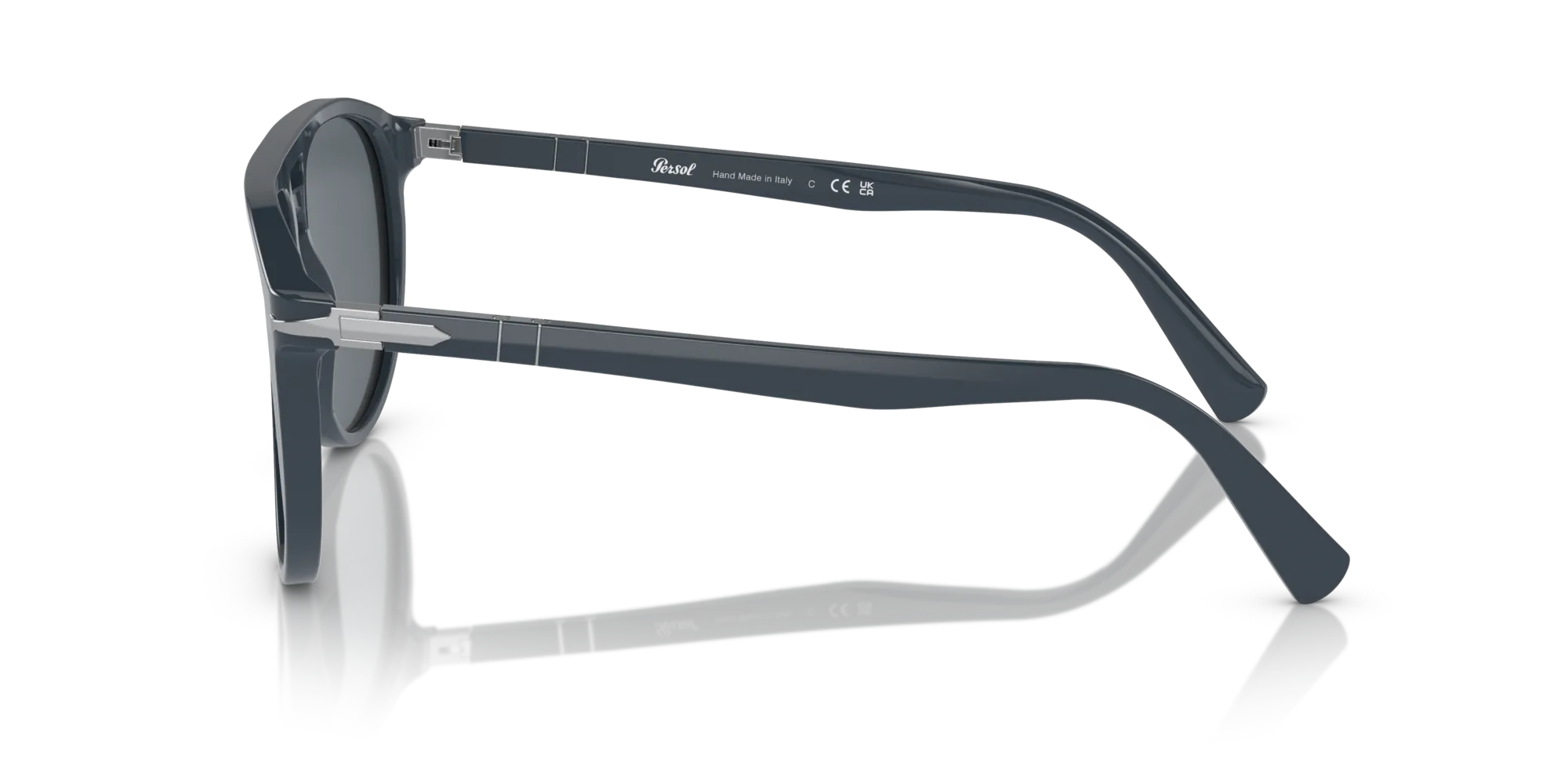 Persol PO3311S 1186R5 Occhiali da sole Acetato Blu Blu Pilot Normale - immagine 4