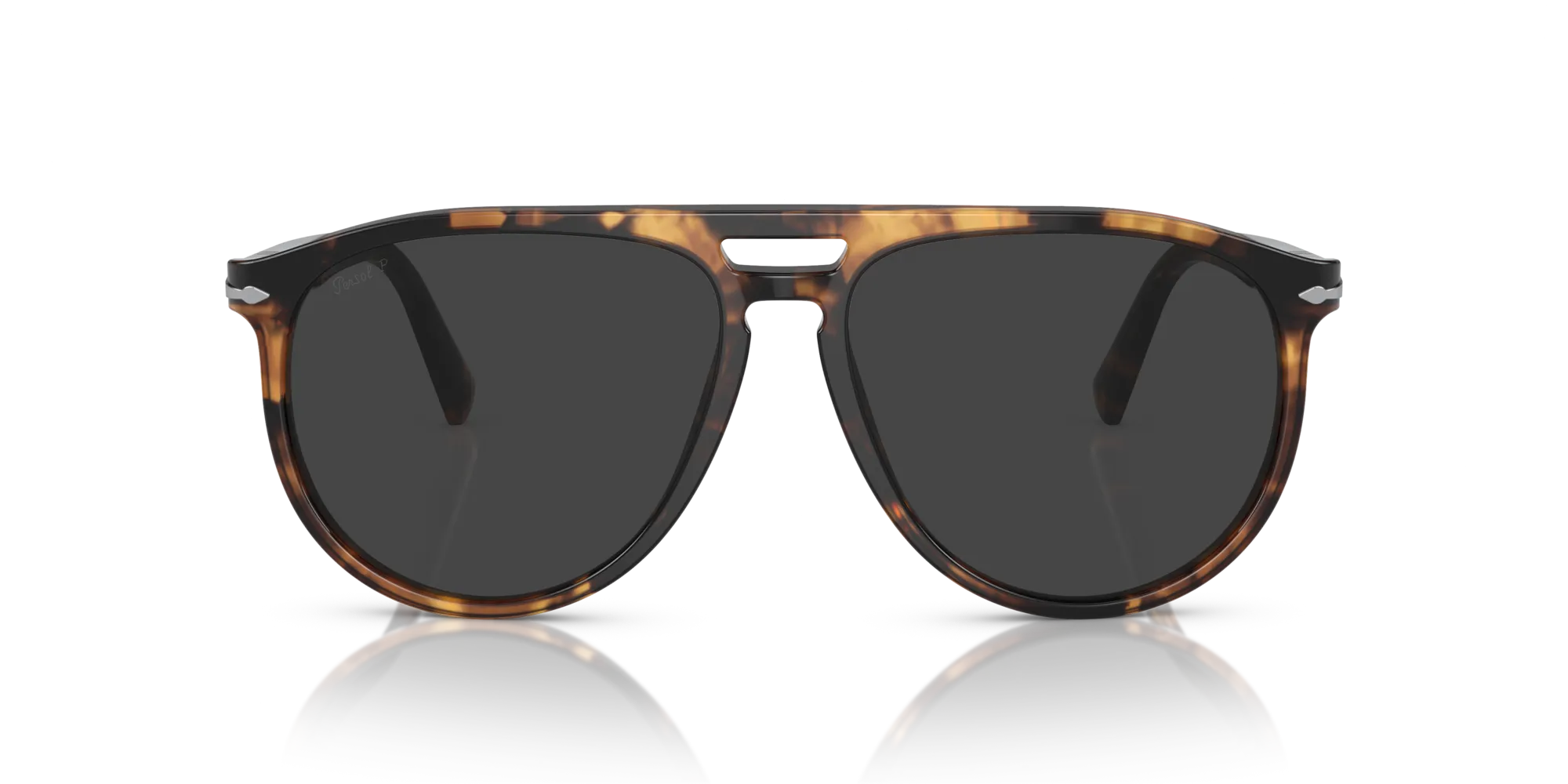 Persol PO3311S 110248 Occhiali da sole Acetato Tartaruga Grigio Pilot Polarizzata - immagine 3