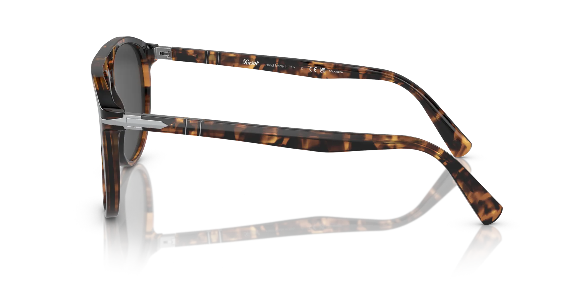 Persol PO3311S 110248 Occhiali da sole Acetato Tartaruga Grigio Pilot Polarizzata - immagine 4