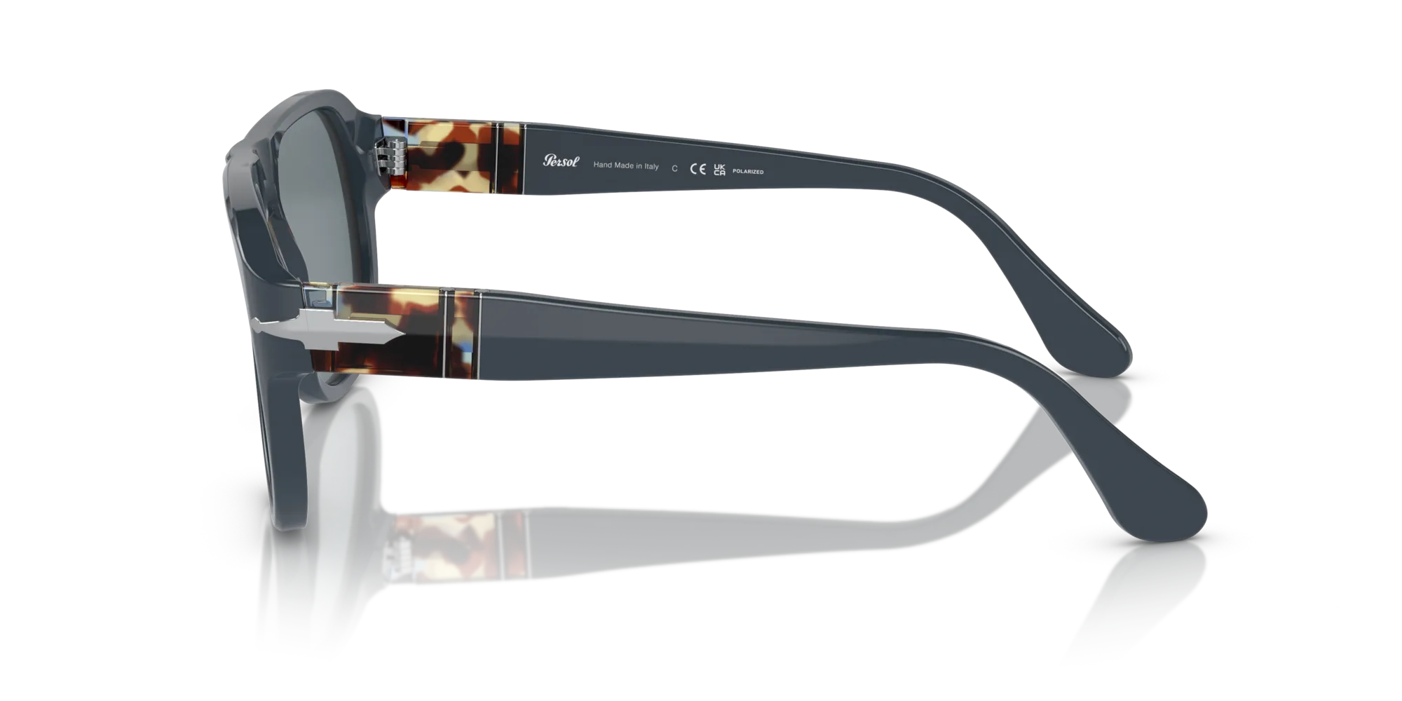 Persol PO3310S JEAN 11893R Occhiali da sole Acetato Blu Blu Squadrata Polarizzata - immagine 4
