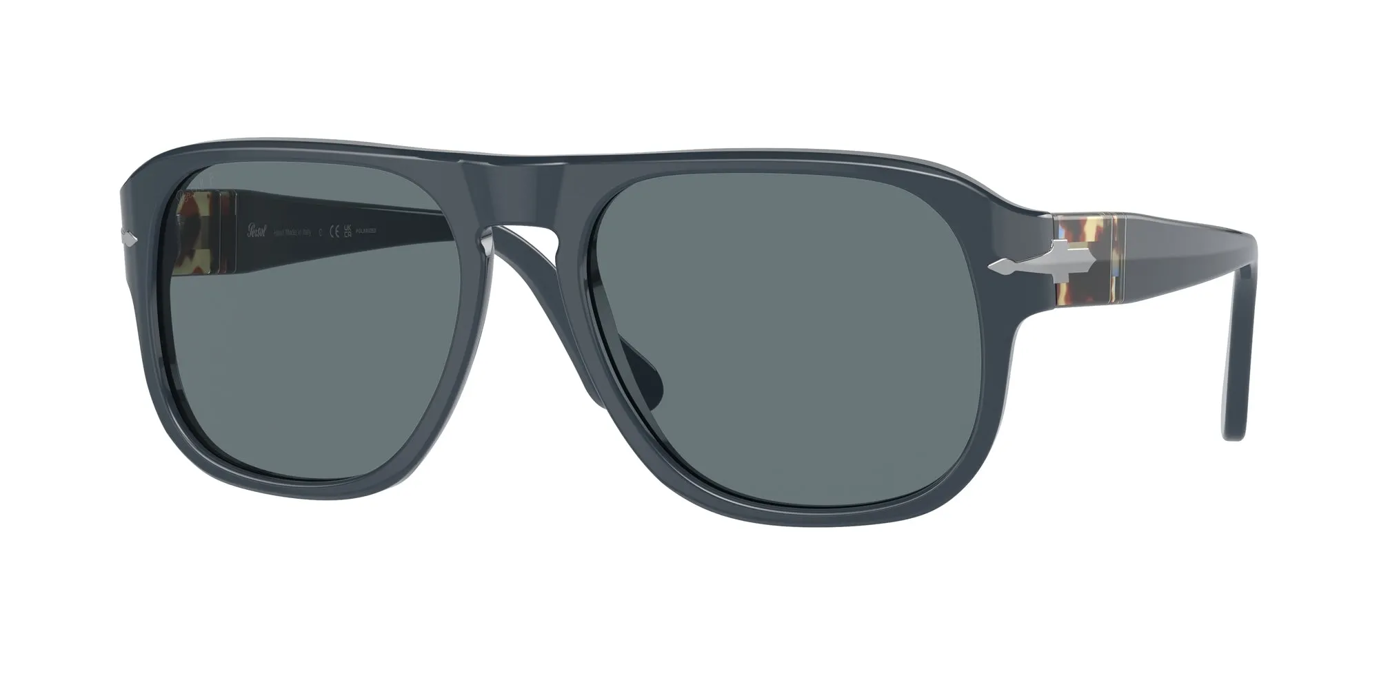 Persol PO3310S JEAN 11893R Occhiali da sole Acetato Blu Blu Squadrata Polarizzata - immagine 1