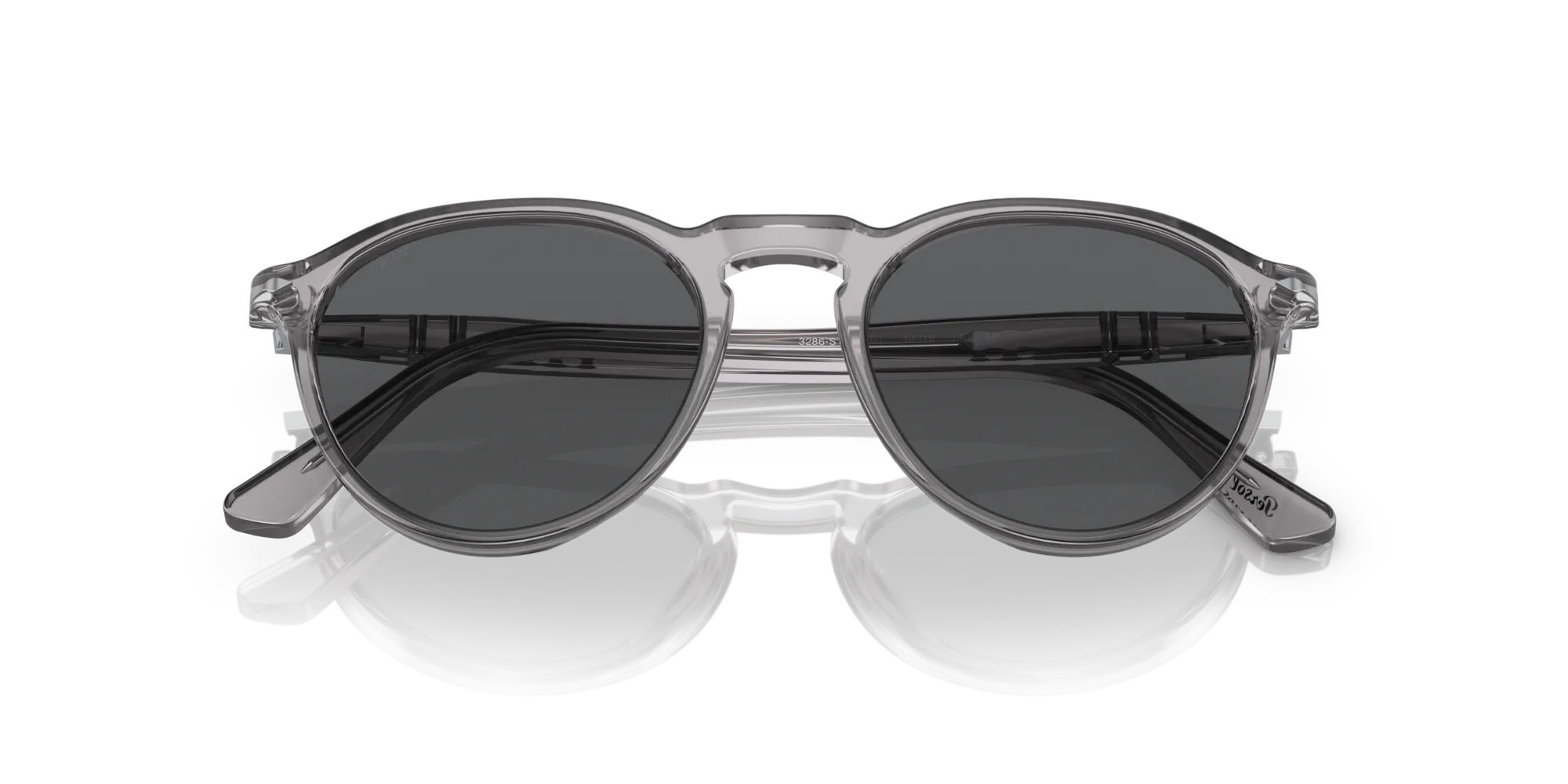 Persol PO3286S 309/B1 Occhiali da sole Acetato Grigio Grigio Pantos Normale - immagine 2