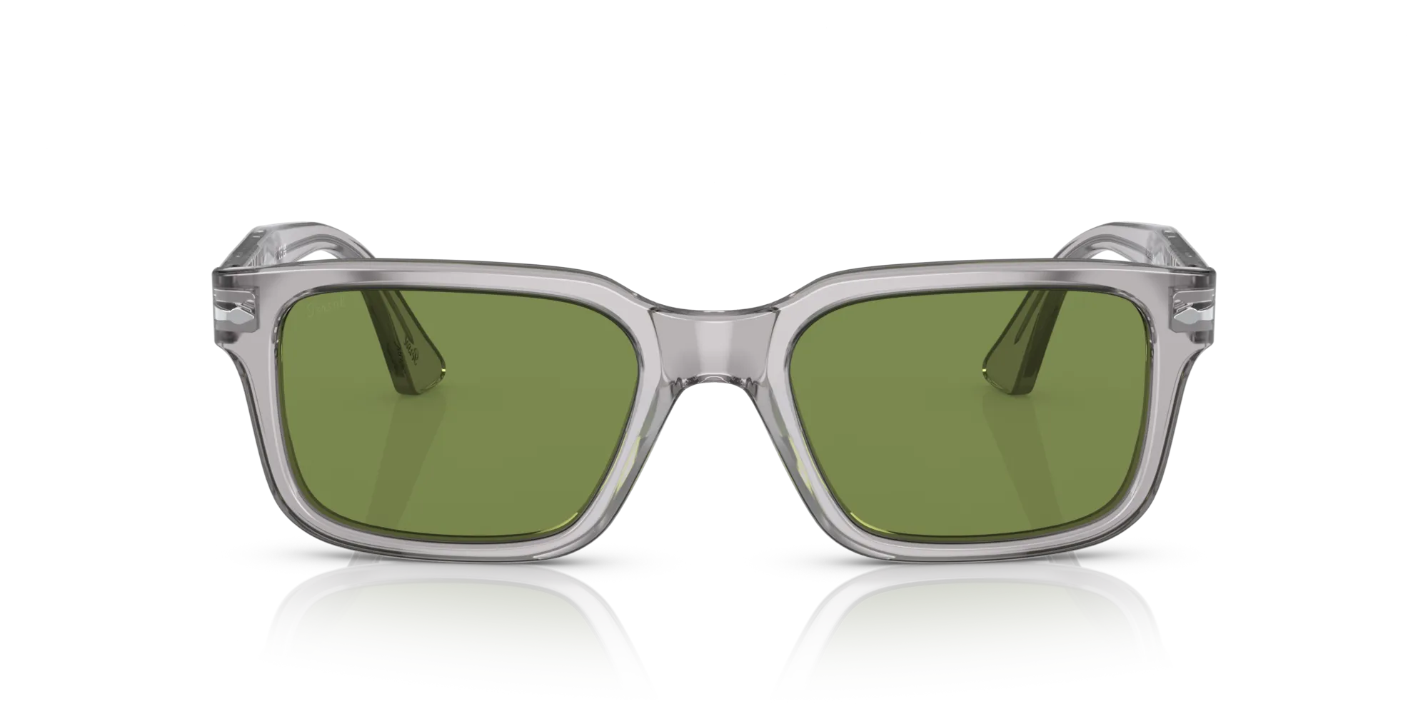 Persol PO3272S 309/4E Occhiali da sole Acetato Grigio Verde Squadrata Normale - immagine 3