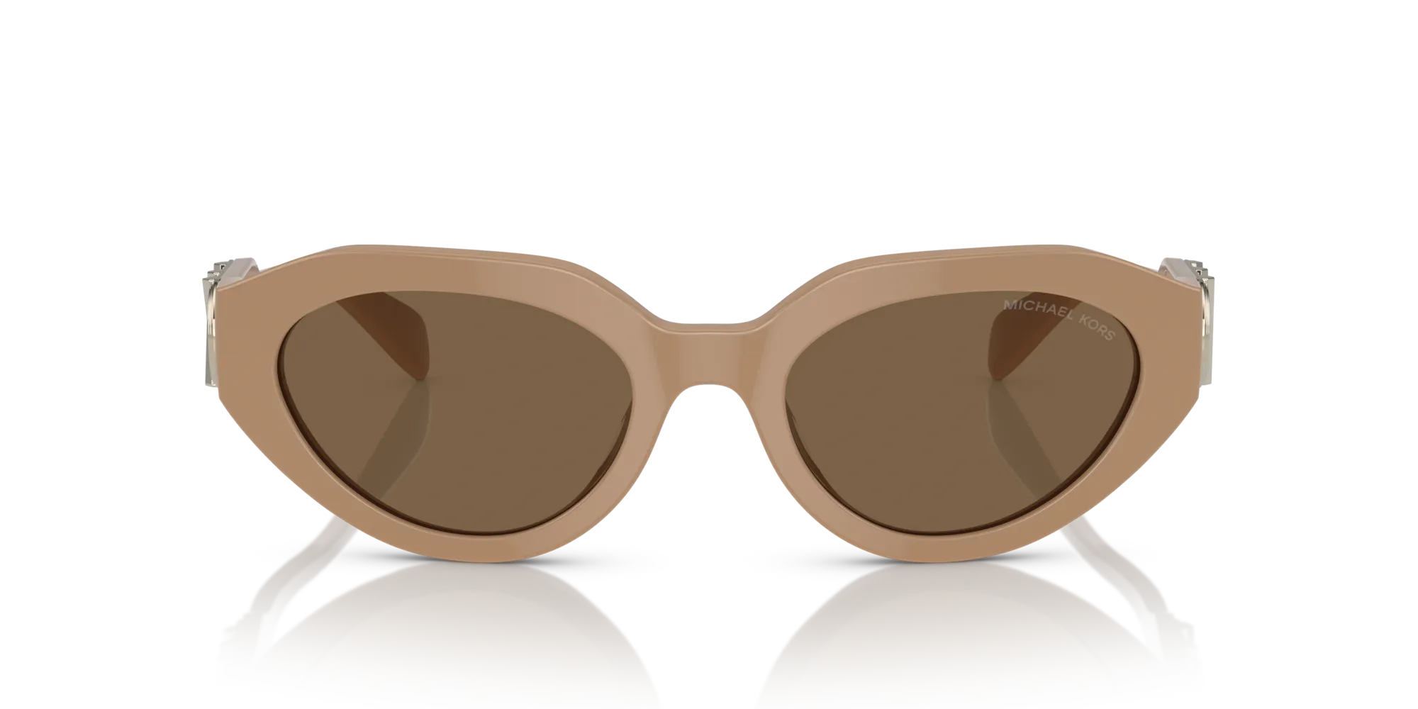 Michael Kors MK2192 EMPIRE OVAL 355573 Occhiali da sole Acetato Marrone Marrone Rotonda Normale - immagine 3