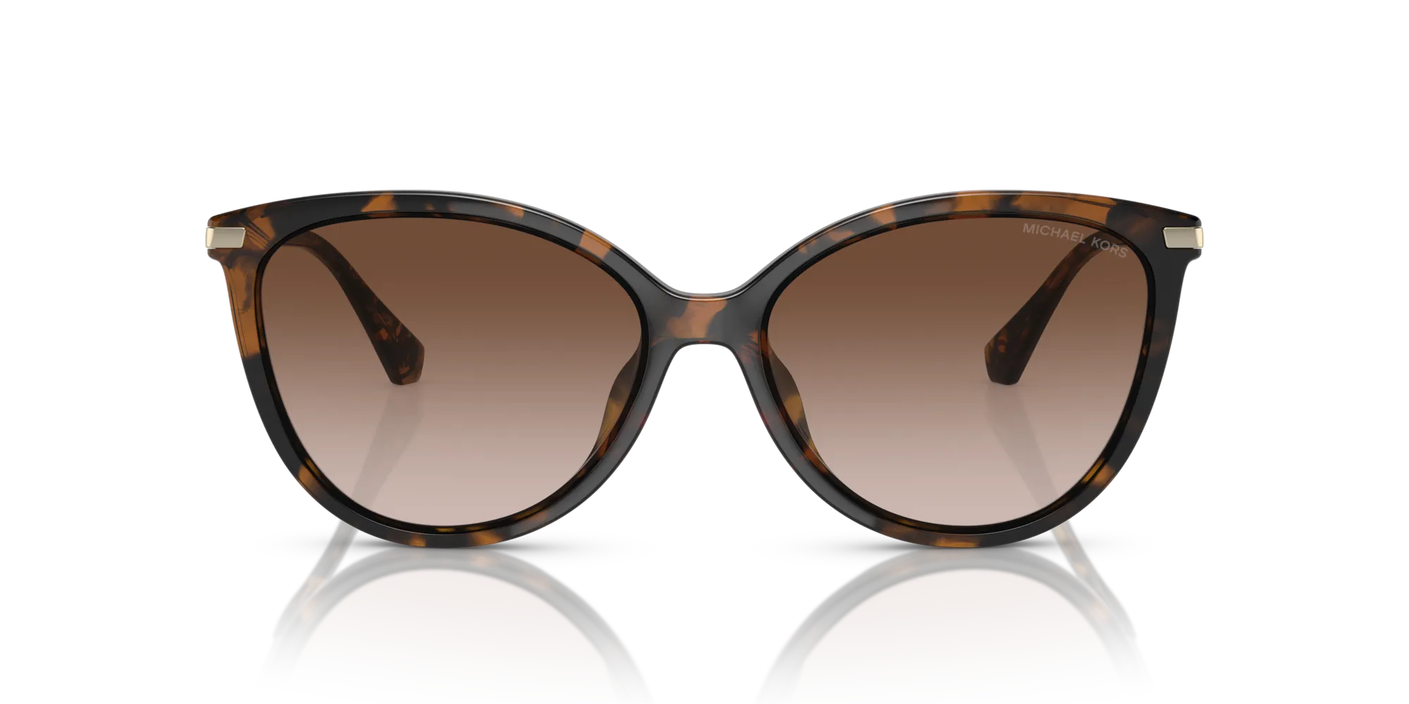 Michael Kors MK2184U DUPONT 300613 Occhiali da sole Iniettato Tartaruga Marrone Cat Eye Normale Sfumato - immagine 3