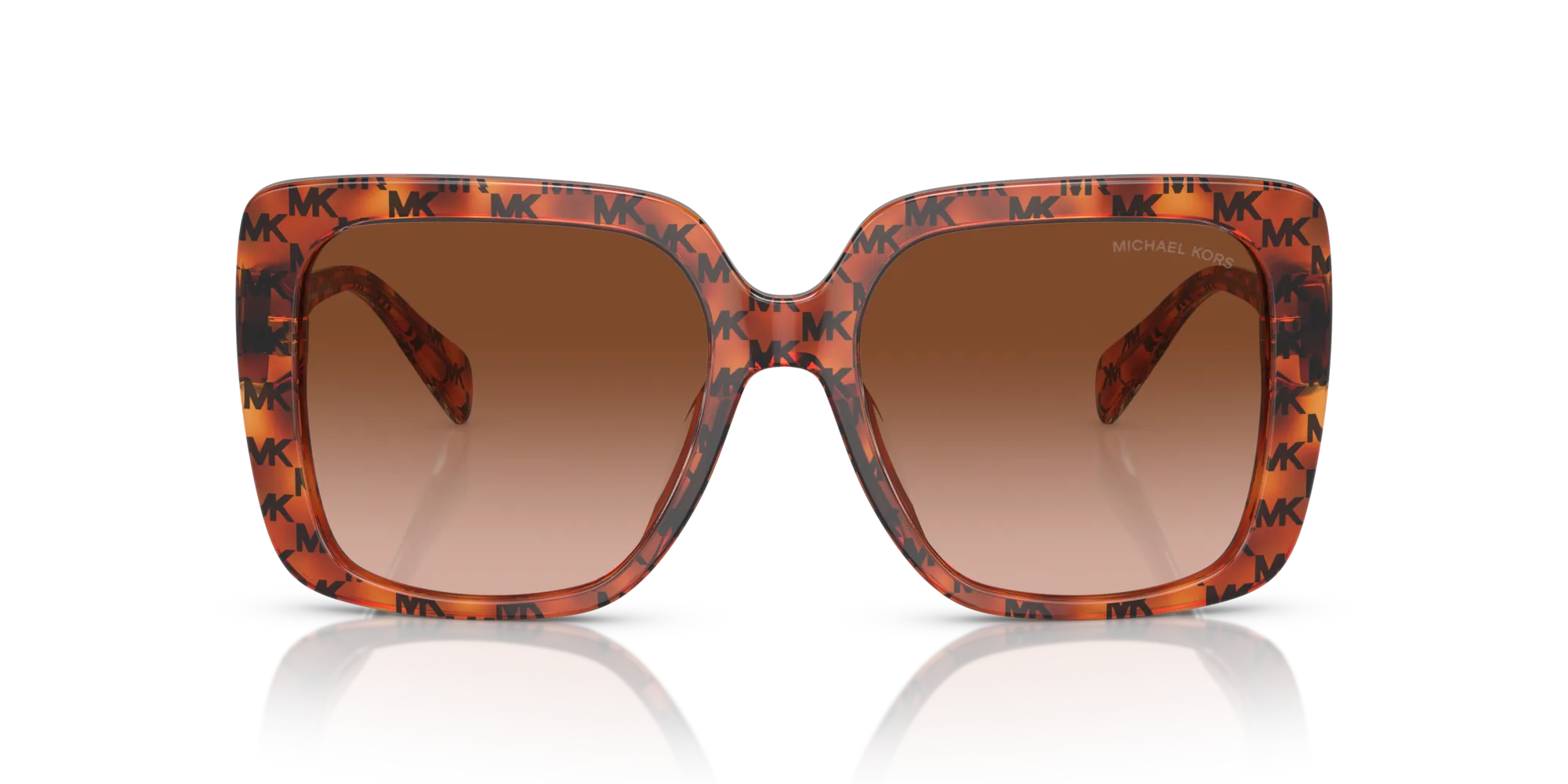 Michael Kors MK2183U MALLORCA 35553B Occhiali da sole Acetato Marrone Marrone Squadrata Normale Sfumato - immagine 3