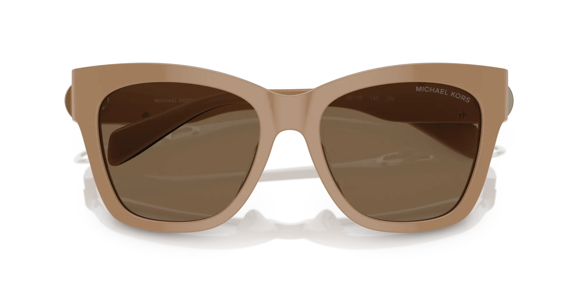 Michael Kors MK2182U EMPIRE SQUARE 355573 Occhiali da sole Acetato Marrone Marrone Farfalla Normale - immagine 2