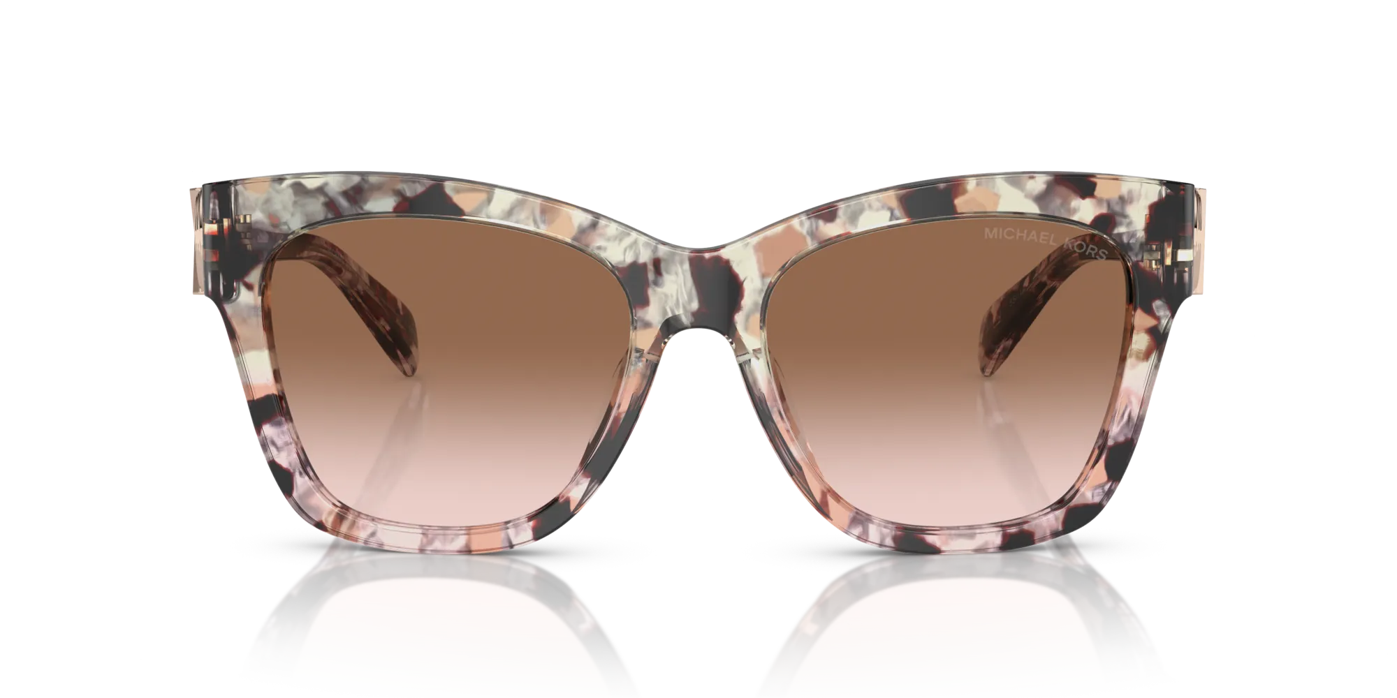 Michael Kors MK2182U EMPIRE SQUARE 334513 Occhiali da sole Acetato Tartaruga Marrone Farfalla Normale Sfumato - immagine 3