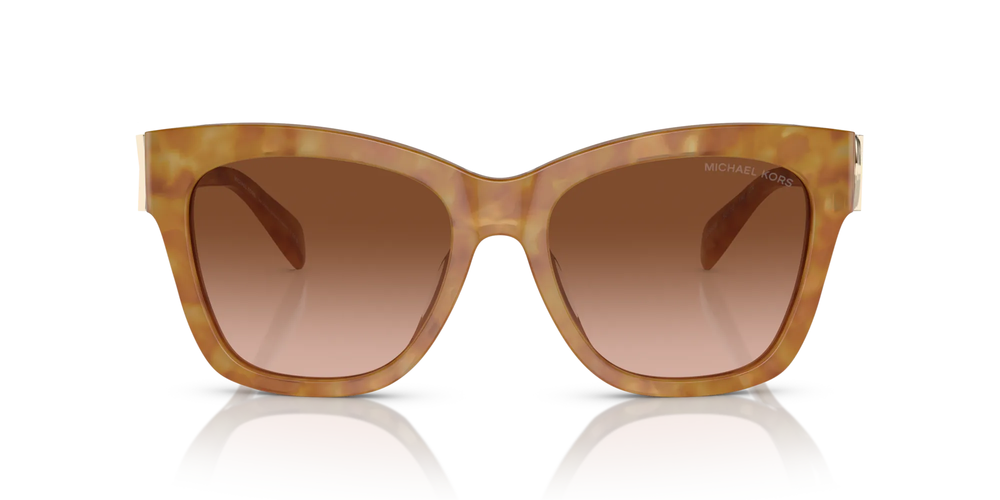 Michael Kors MK2182U EMPIRE SQUARE 32883B Occhiali da sole Acetato Tartaruga Marrone Farfalla Normale Sfumato - immagine 3
