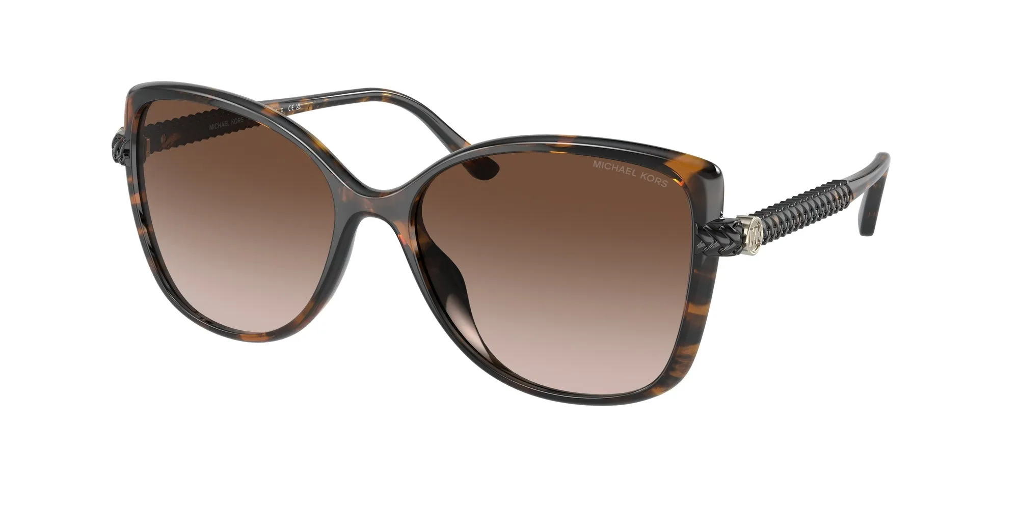Michael Kors MK2181U MALTA 300613 Occhiali da sole Iniettato Tartaruga Marrone Farfalla Normale Sfumato - immagine 1
