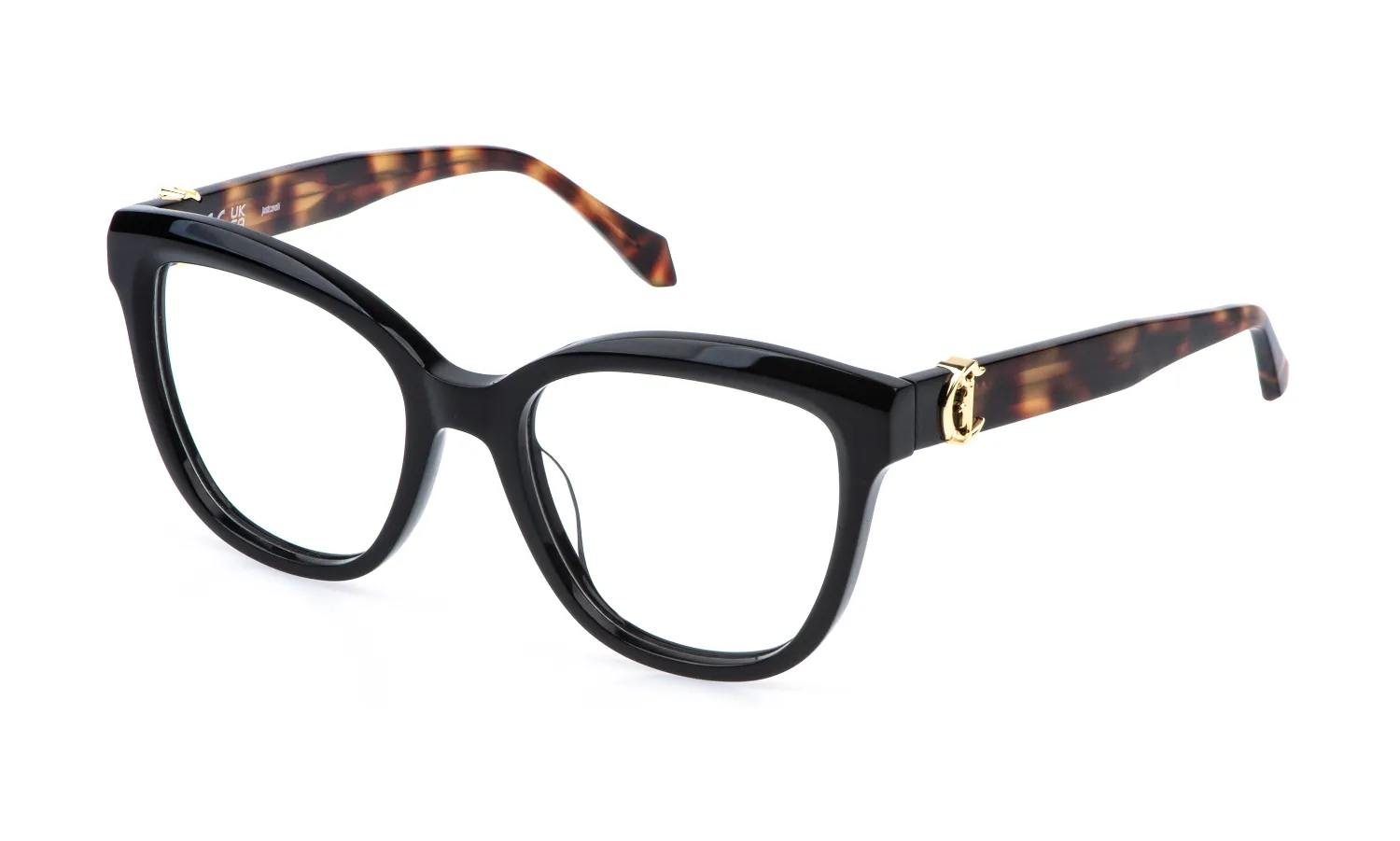 Just Cavalli VJC128V 700Y Montature da vista Acetato Nero Farfalla - immagine 1