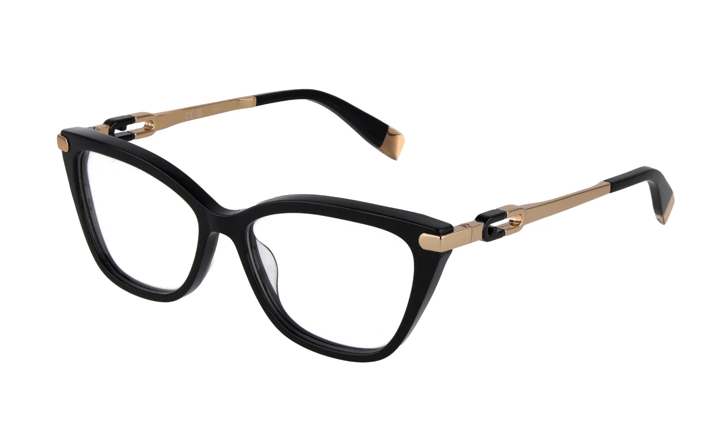 Furla VFUB03 700 Montature da vista Acetato Nero Squadrata - immagine 1