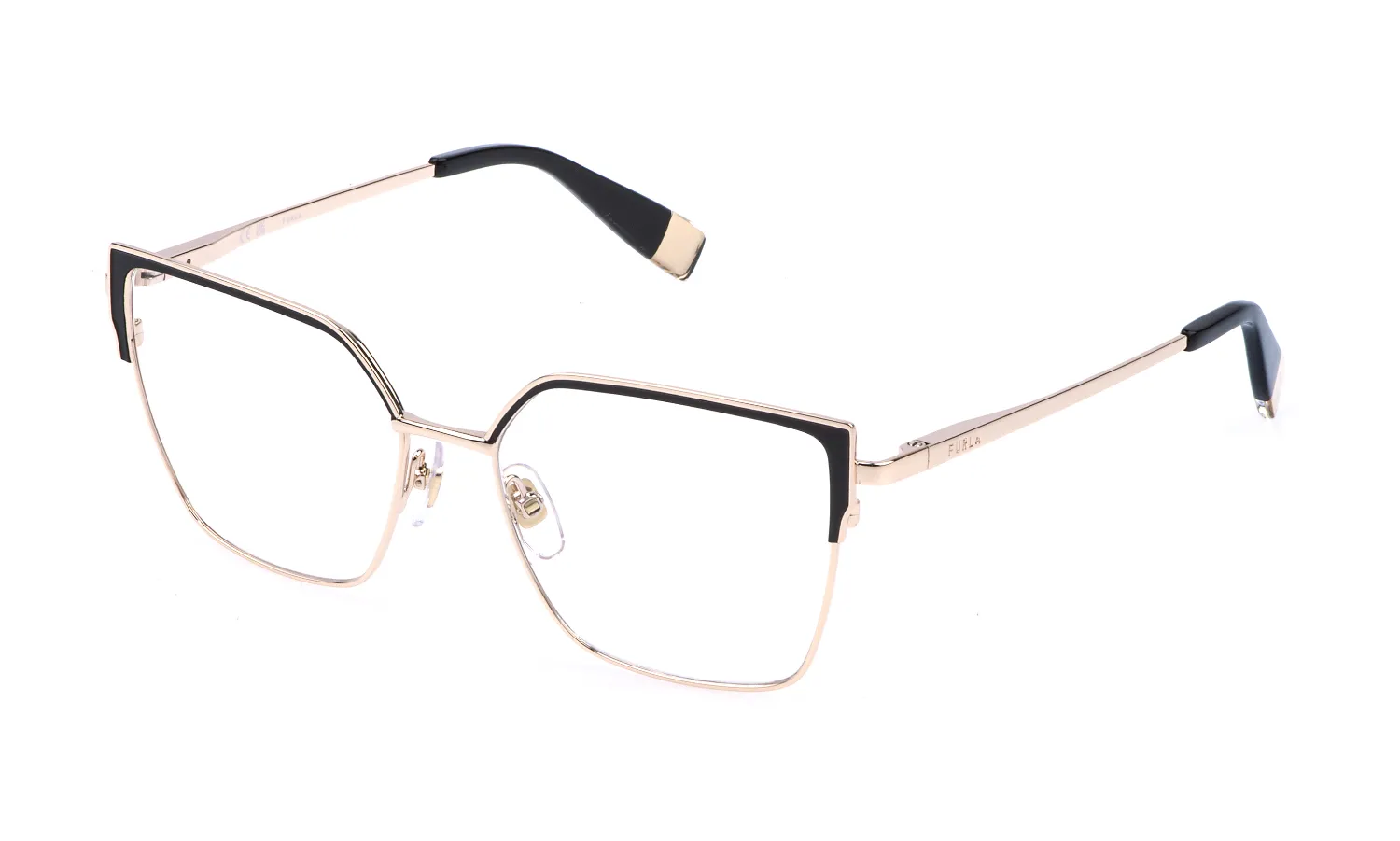 Furla VFU996 302 Montature da vista Metallo Oro Squadrata - immagine 1