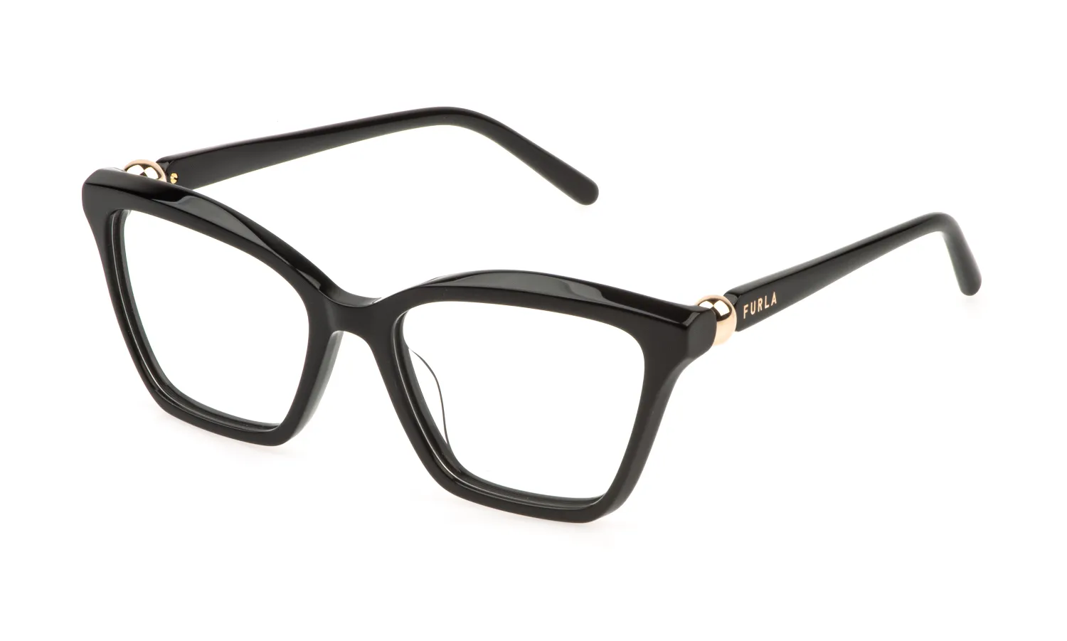 Furla VFU876 700 Montature da vista Acetato Nero Squadrata - immagine 1